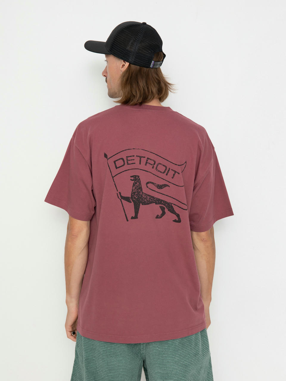 T-shirt Carhartt WIP Stamp (dusty fuchsia/black)