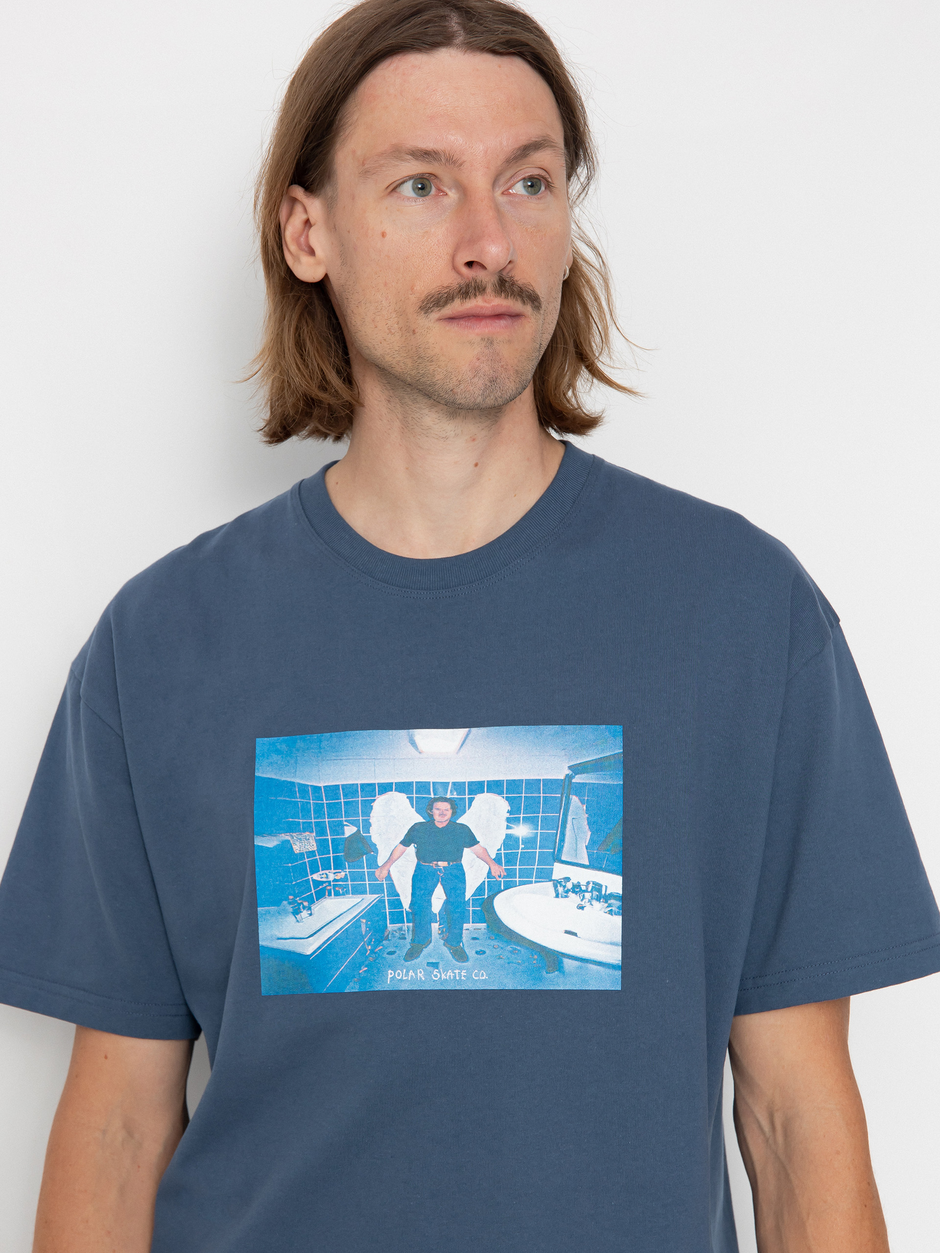 T-shirt Polar Skate Angel Man (grey blue)