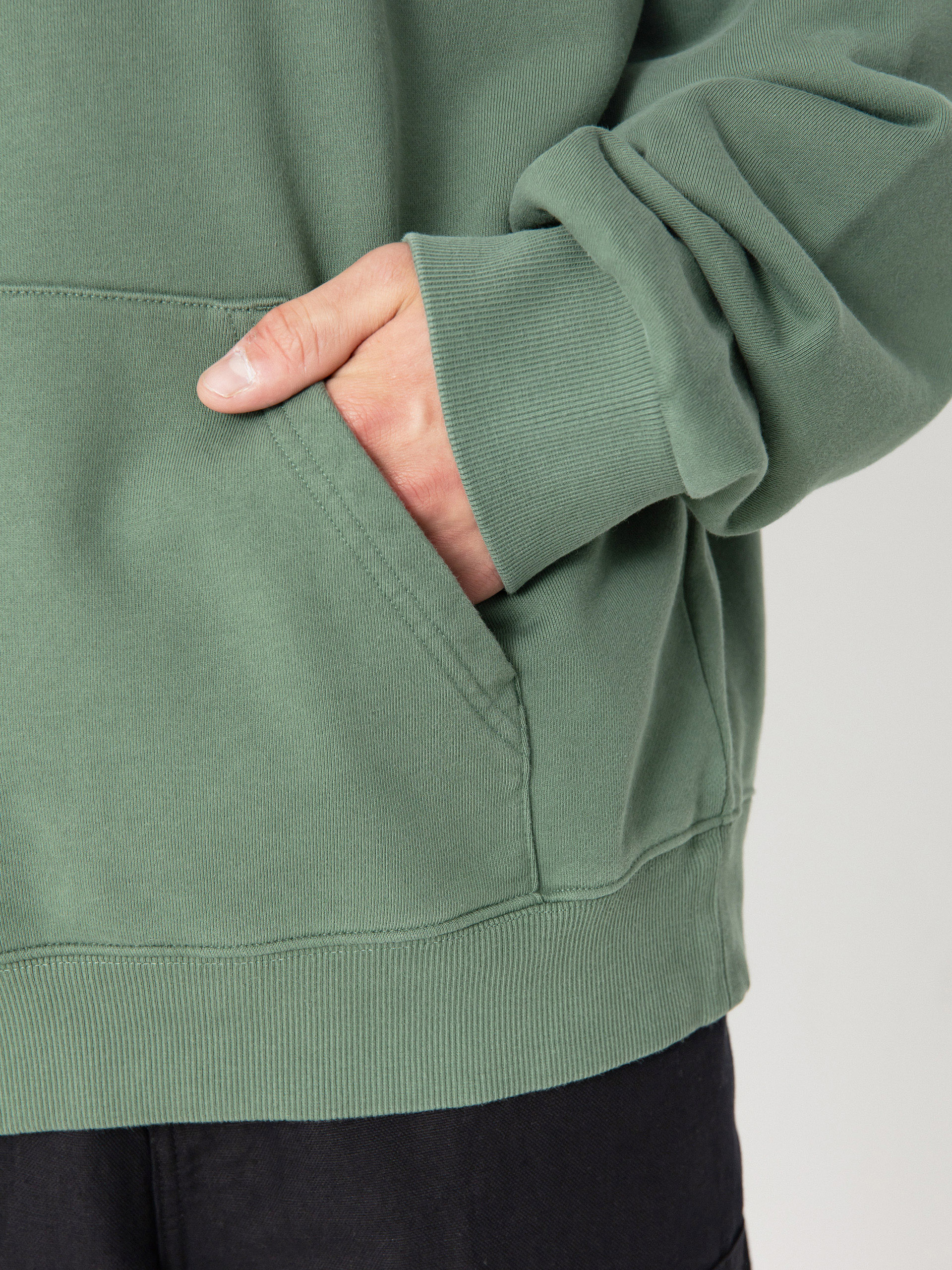 Bluza z kapturem Carhartt WIP Stamp HD (duck green/black)