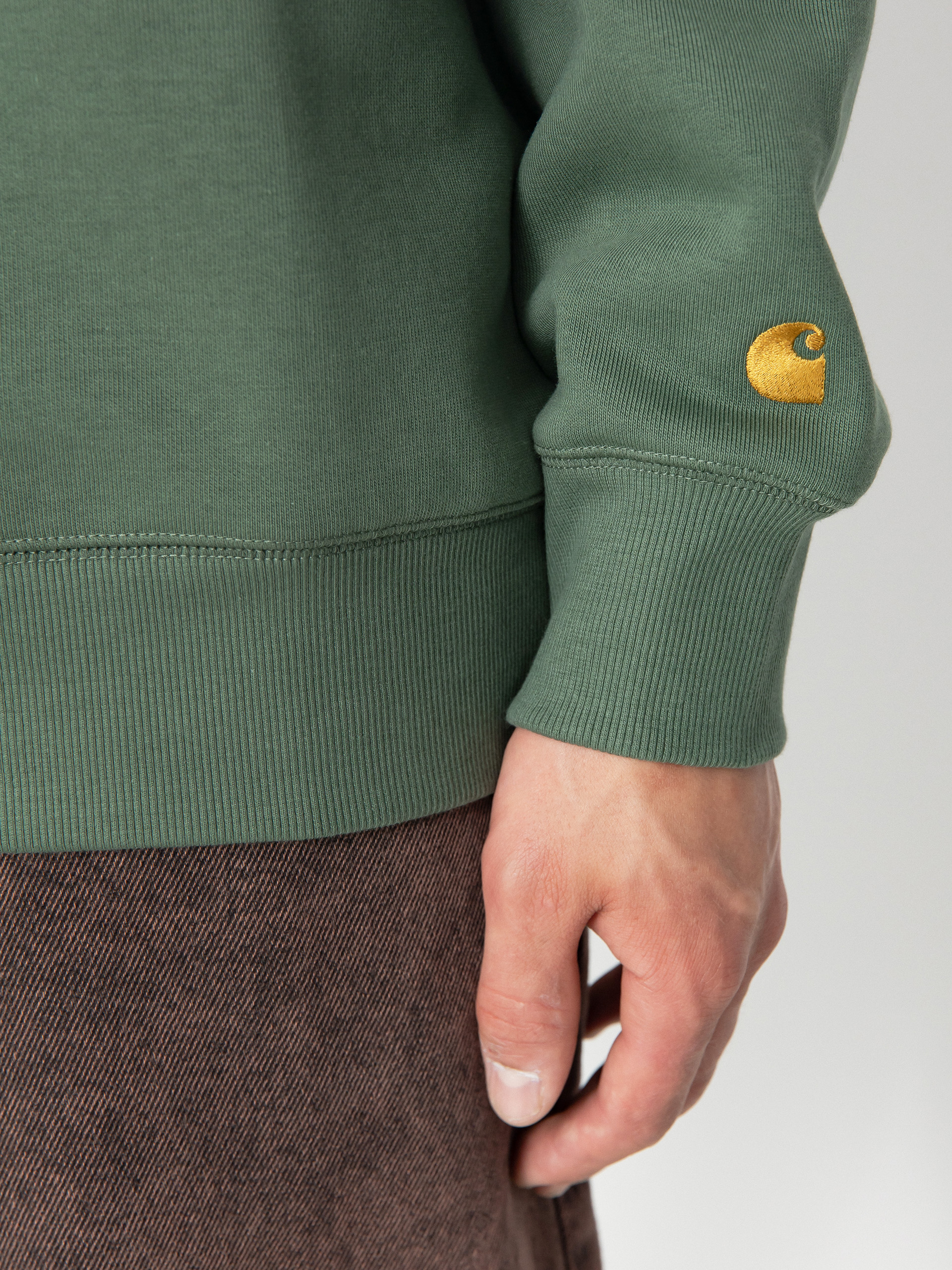 Bluza Carhartt WIP Chase (duck green/gold)