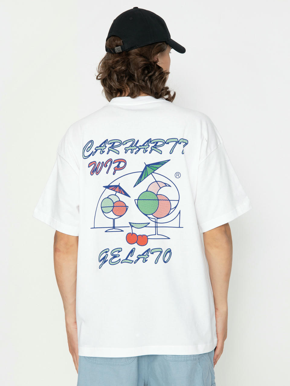 T-shirt Carhartt WIP Gelato (white)