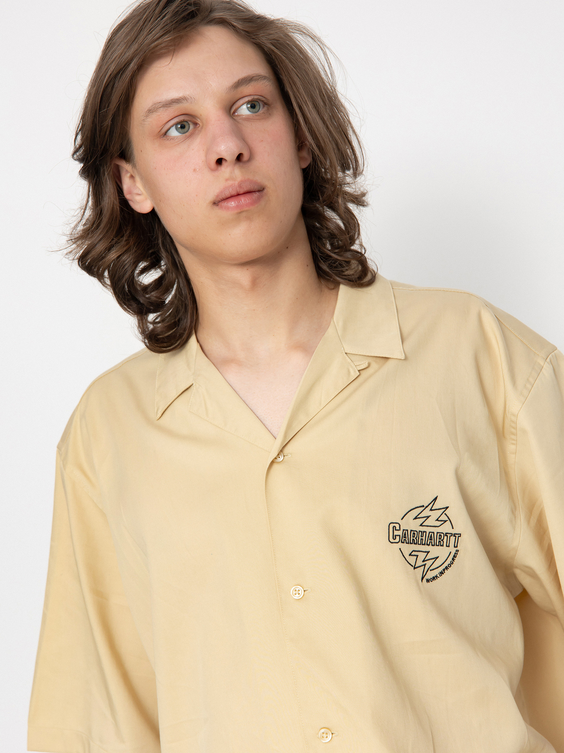 Koszula Carhartt WIP Ablaze (cornsilk/black)