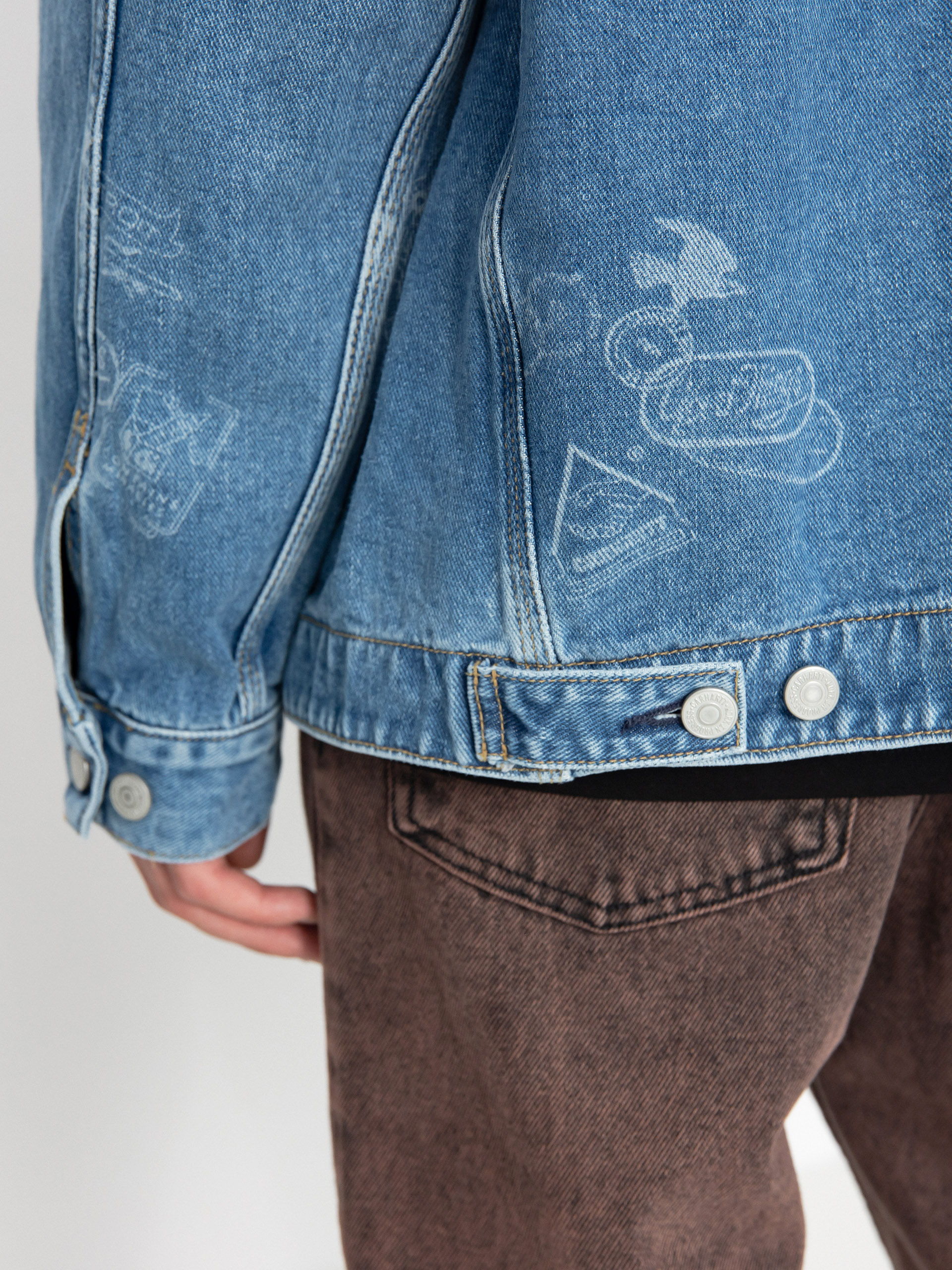 Kurtka Carhartt WIP Stamp (stamp print/blue)