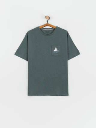 T-shirt Patagonia Chouinard Crest Pocket Responsibili (nouveau green)