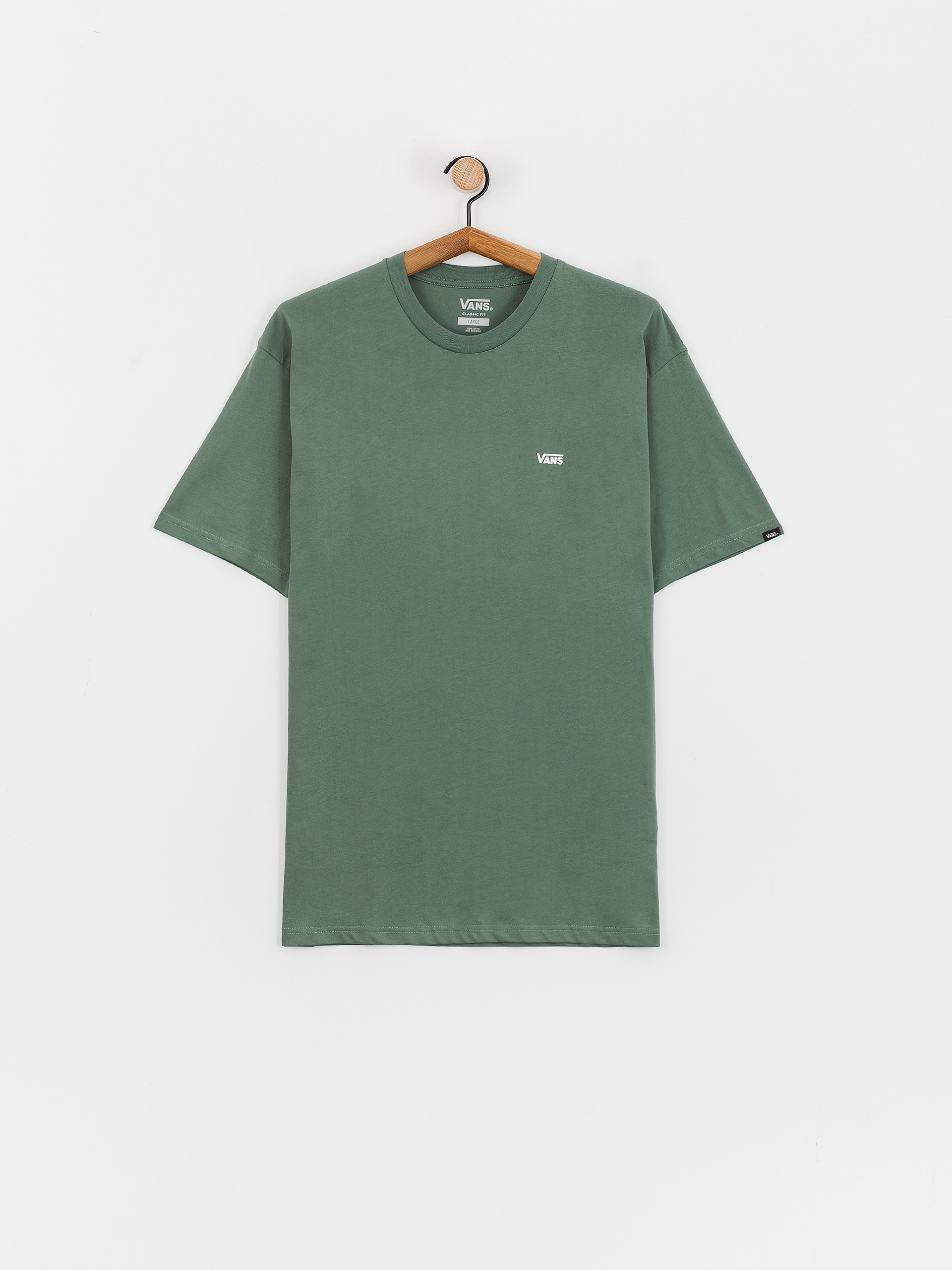 T-shirt Vans Left Chest Logo (dark forest)