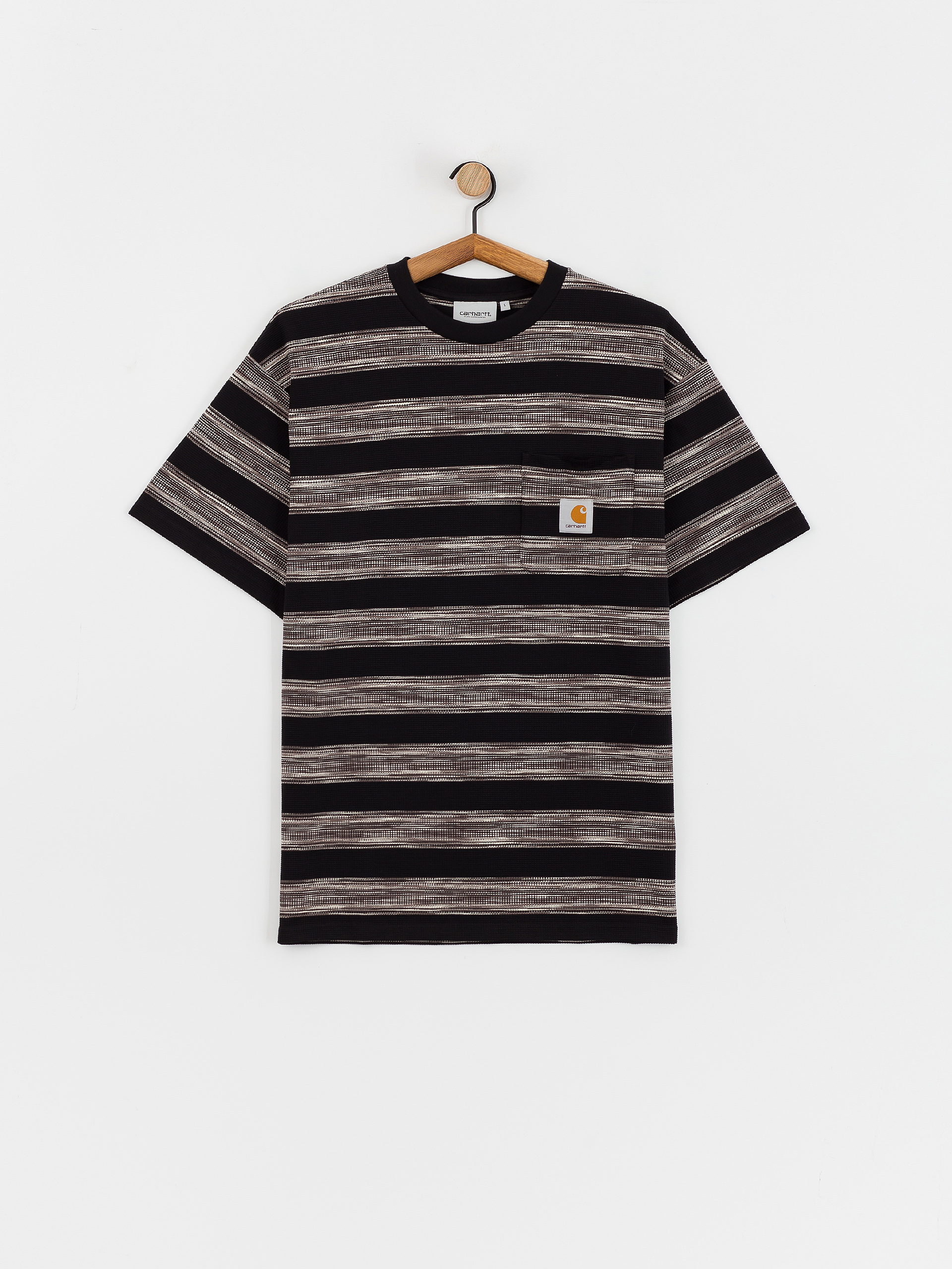 T-shirt Carhartt WIP Dodson Pocket (dodson stripe horizontal/black)