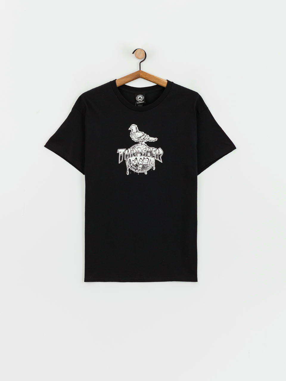 T-shirt Thrasher Cover The Earth (black)