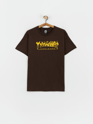 T-shirt Thrasher Pigeon Mag (dark chocolate)