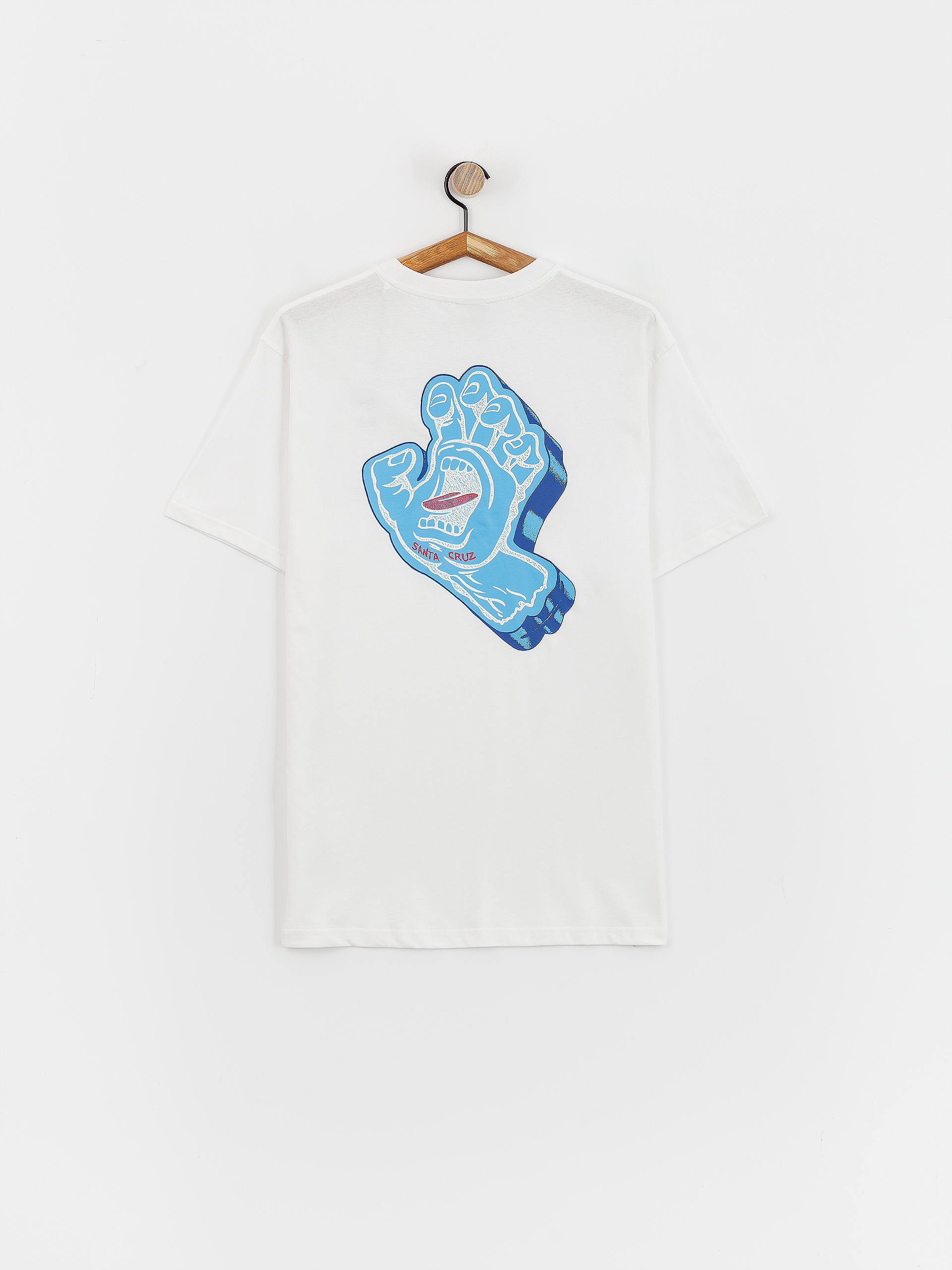 T-shirt Santa Cruz Screaming Foam Hand (white)