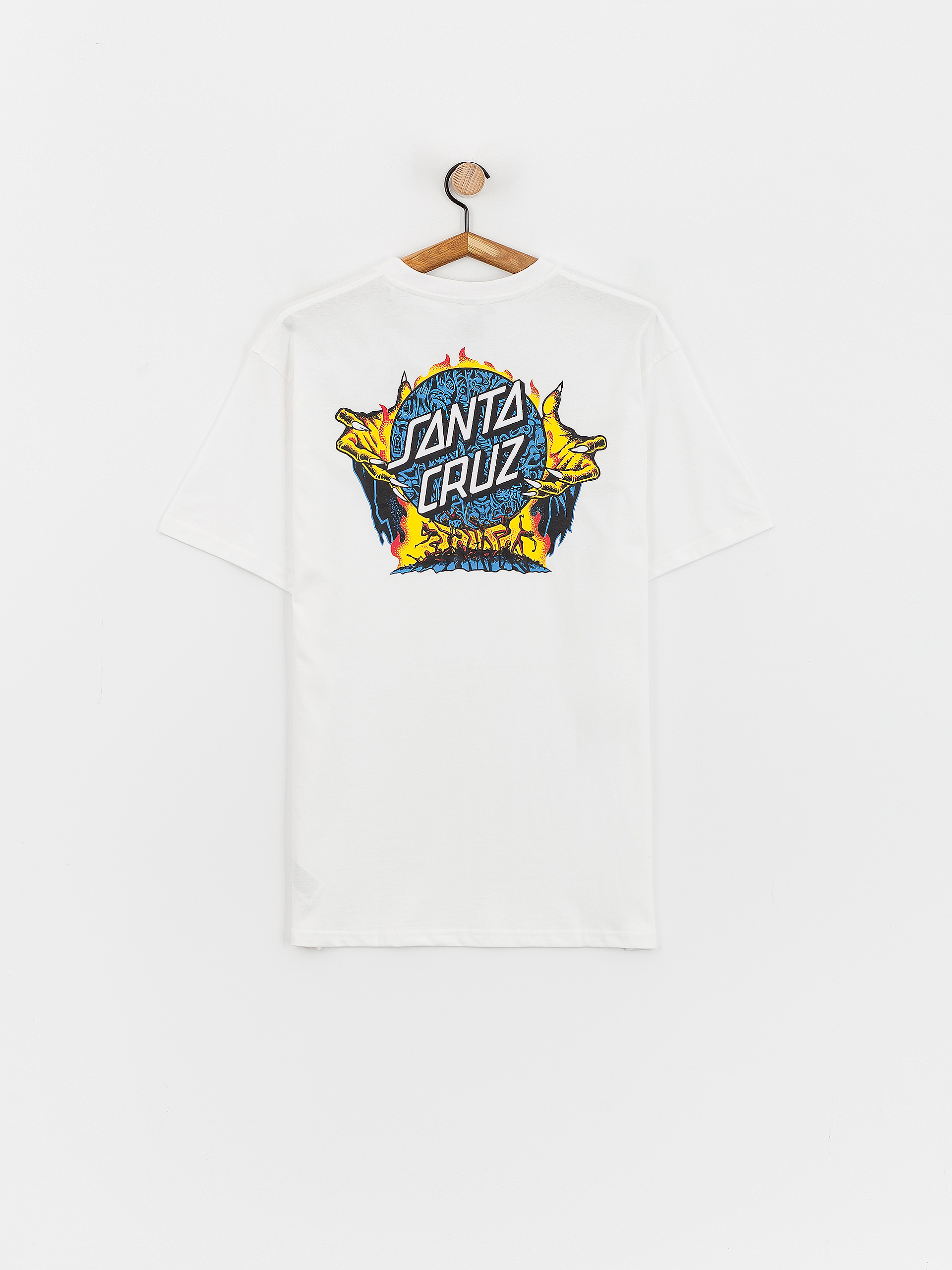 T-shirt Santa Cruz Knox Firepit Dot (white)