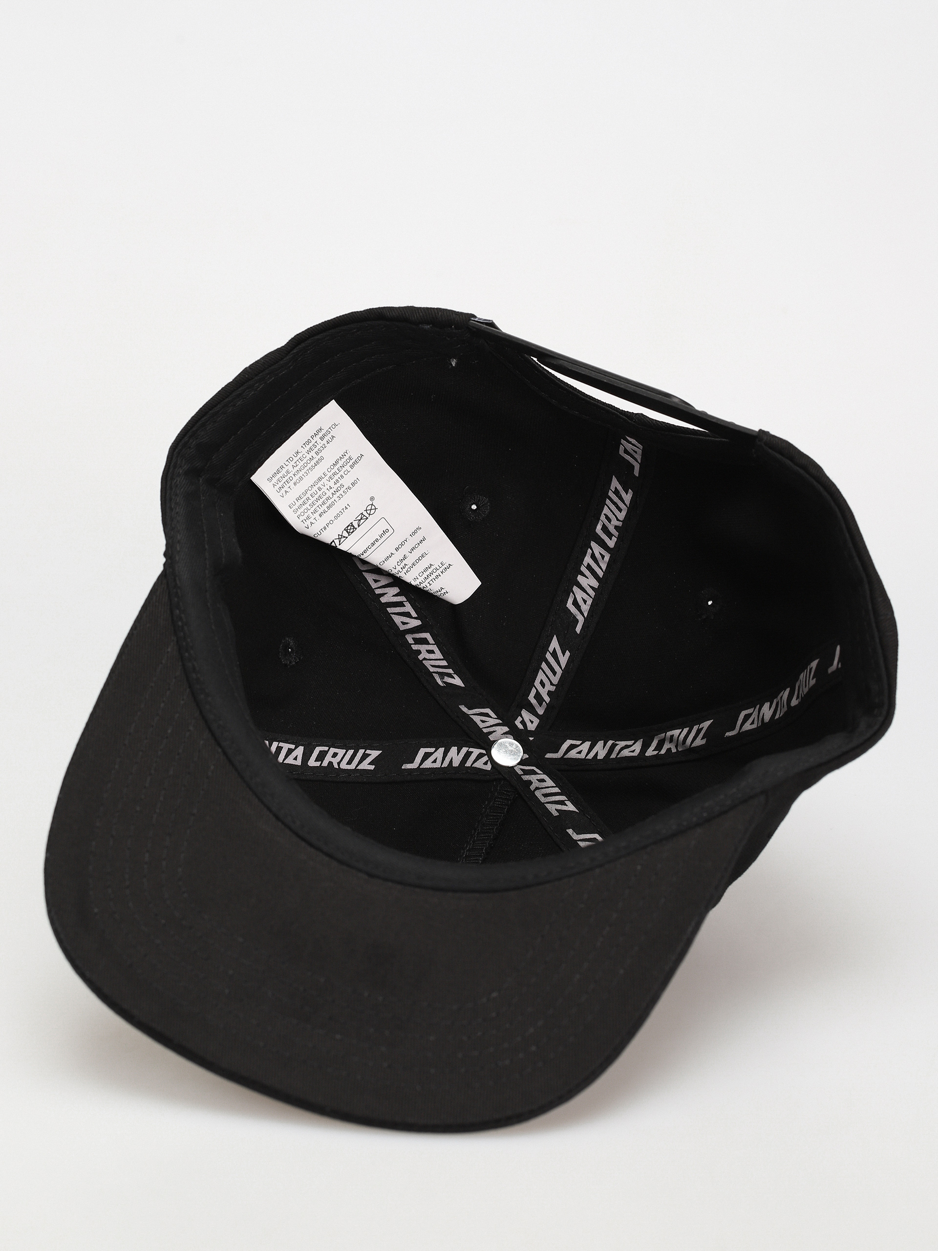 Czapka z daszkiem Santa Cruz Dungeon Strip (black)