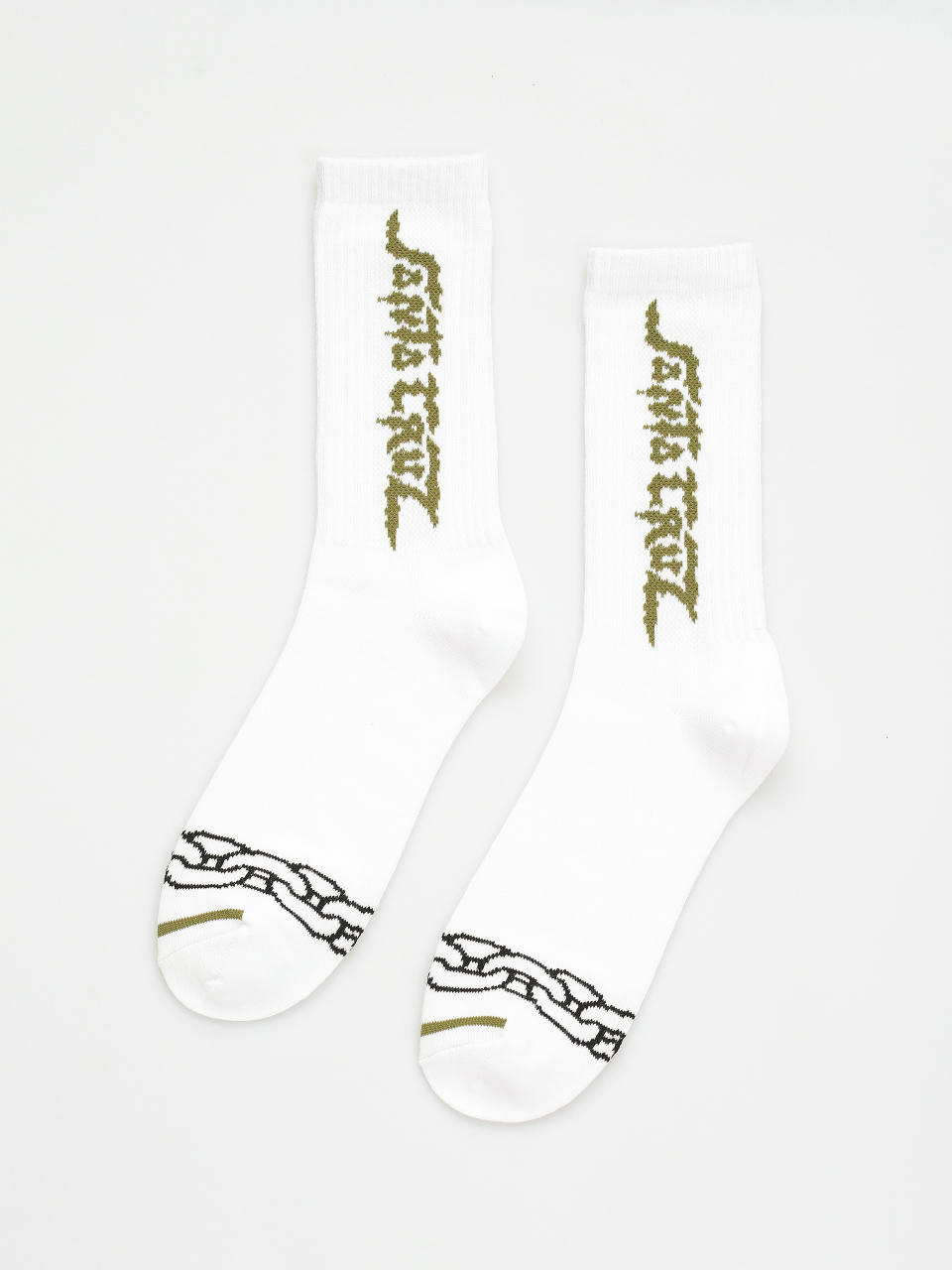 Skarpetki Santa Cruz Dungeon Strip (white)