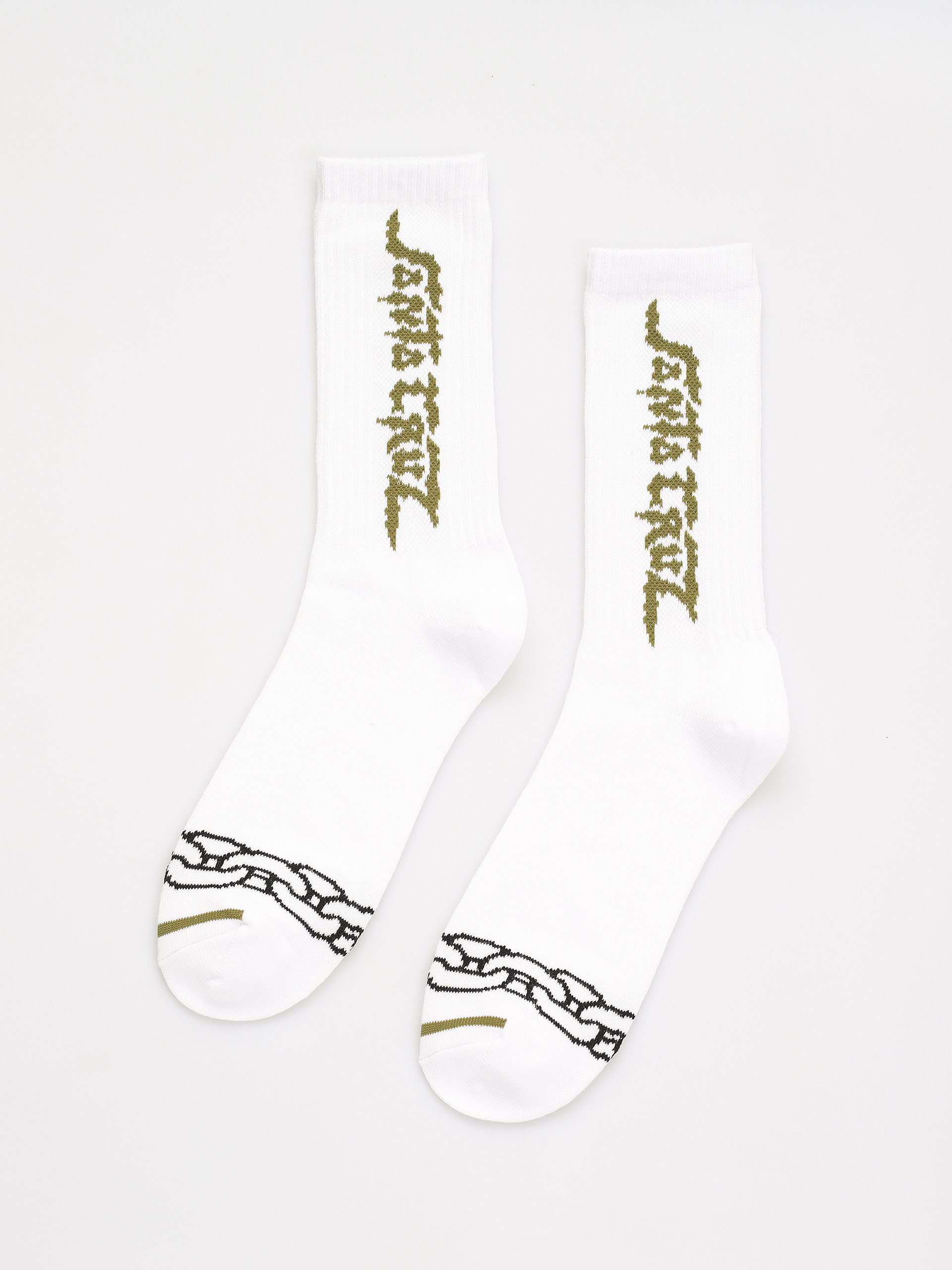 Skarpetki Santa Cruz Dungeon Strip (white)