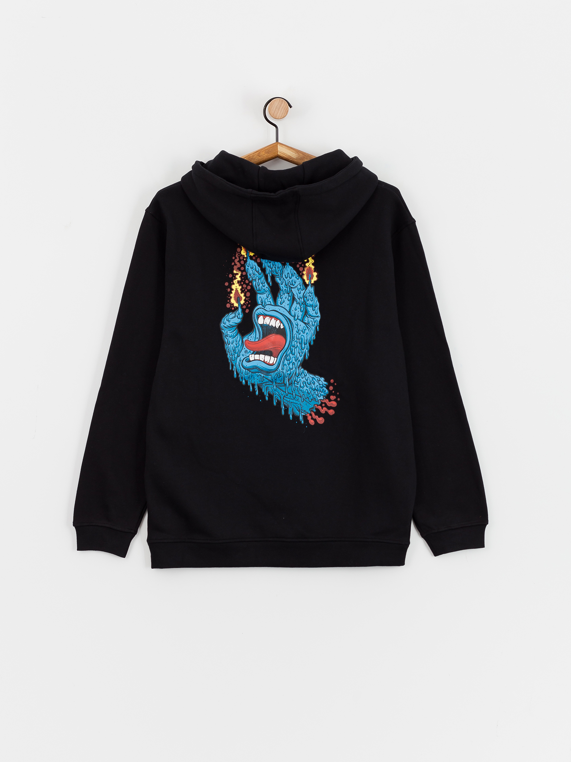 Bluza z kapturem Santa Cruz Pace Ritual Hand HD (black)