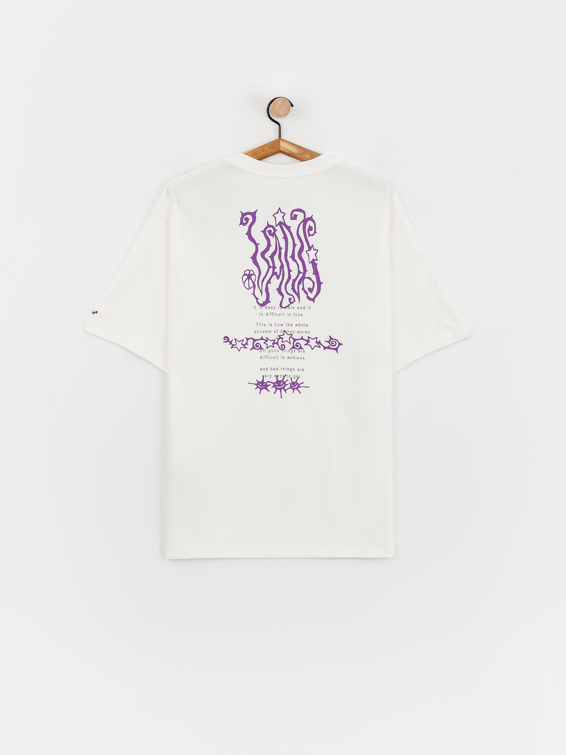 T-shirt Vans Skate Difficult To Love (marshmallow)