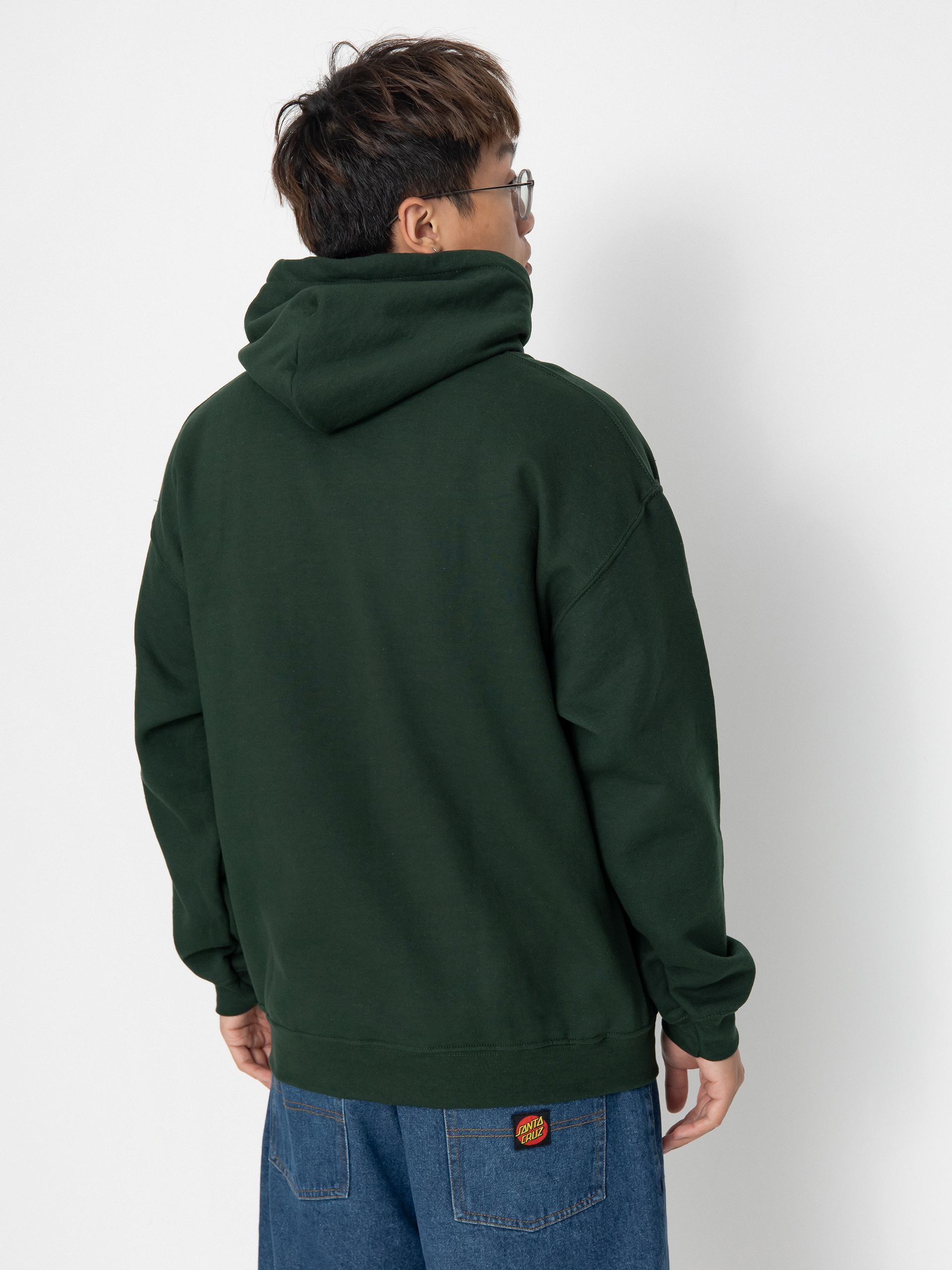 Bluza z kapturem Thrasher Mag Banner HD (forest green)