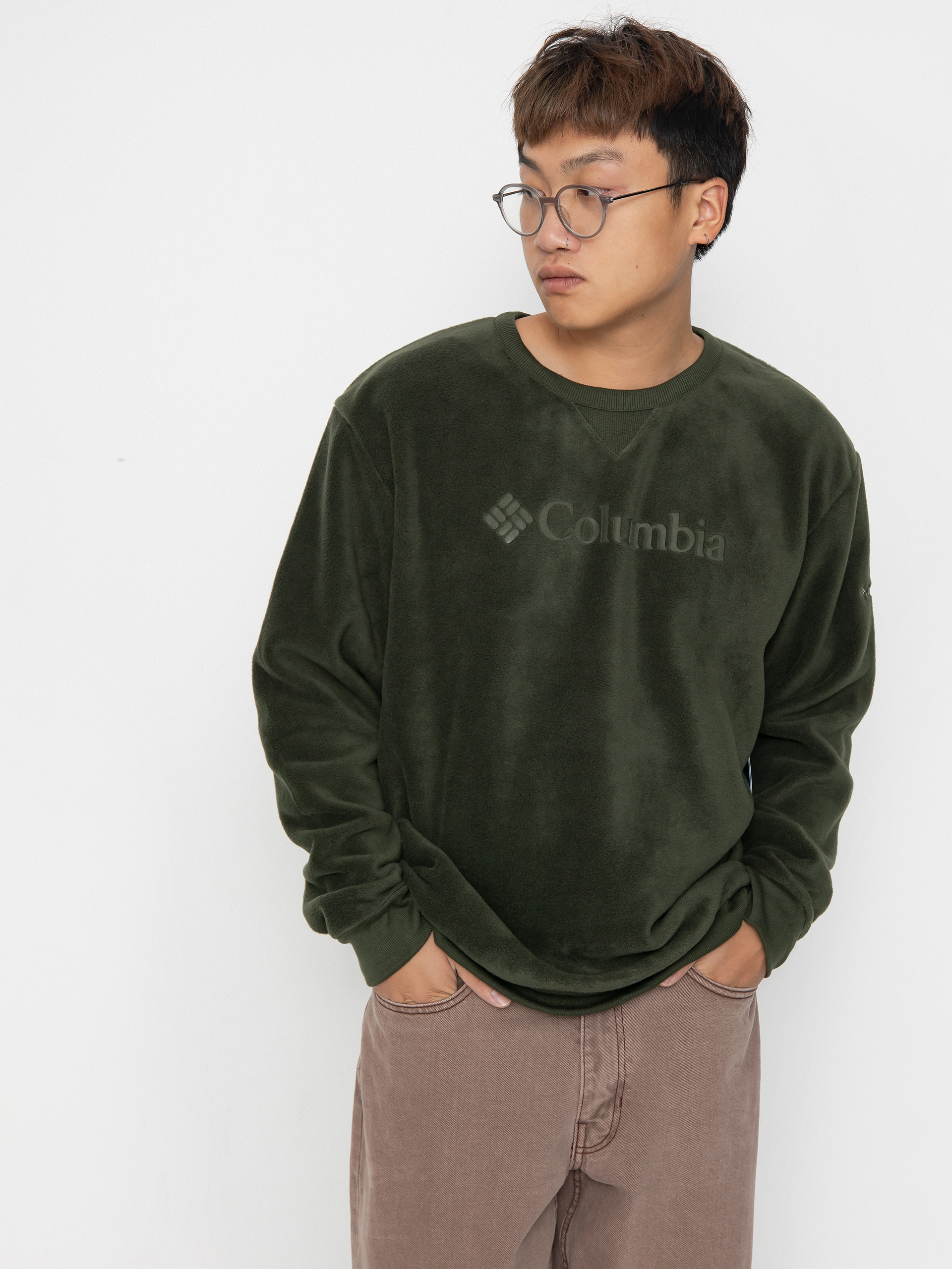 Bluza Columbia Steens Mountain Crew 2.0 (greenscape)