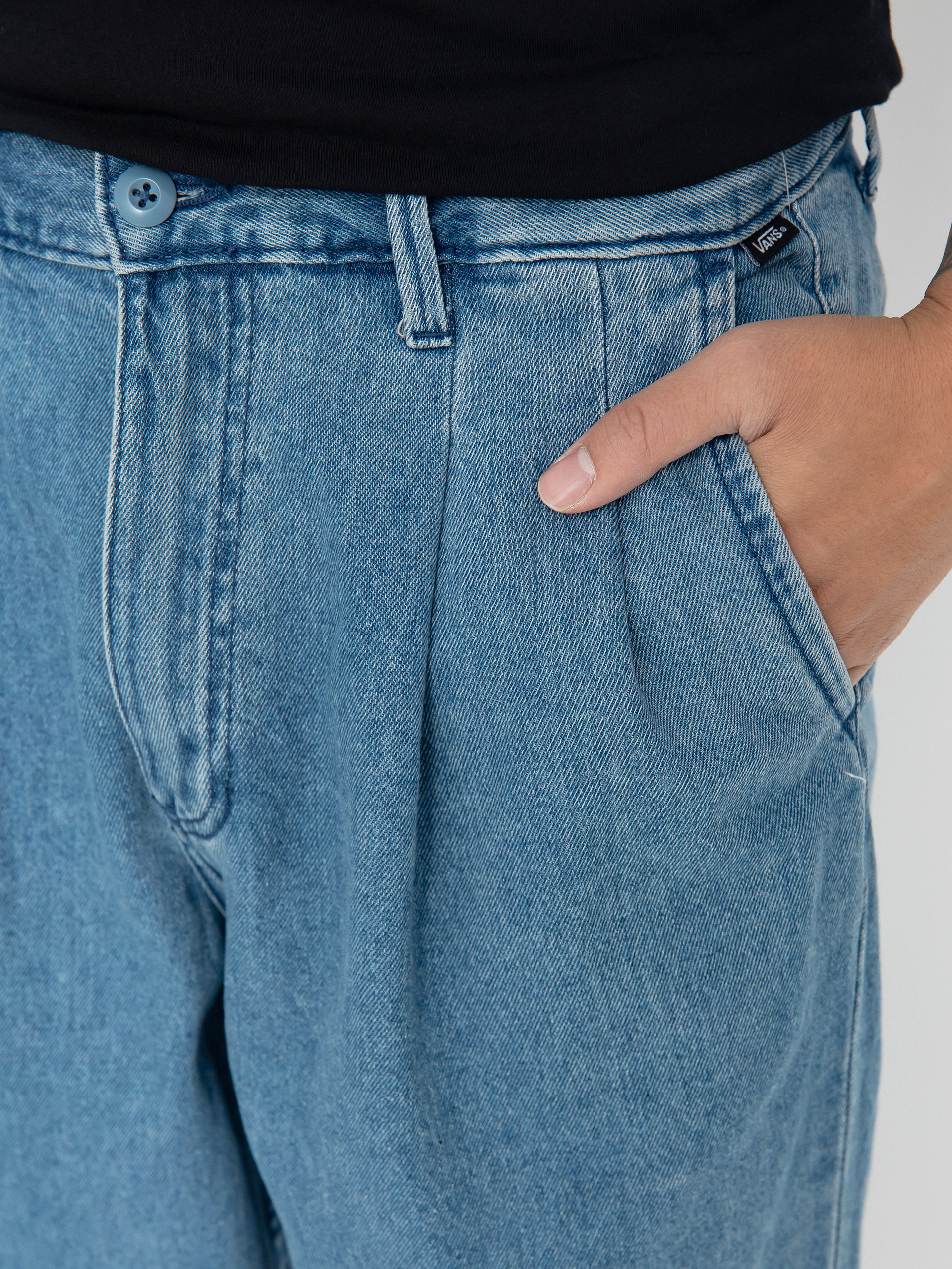 Spodnie Vans Authentic Chino Loose Tapered Pltd Dm (stonewash/blue)