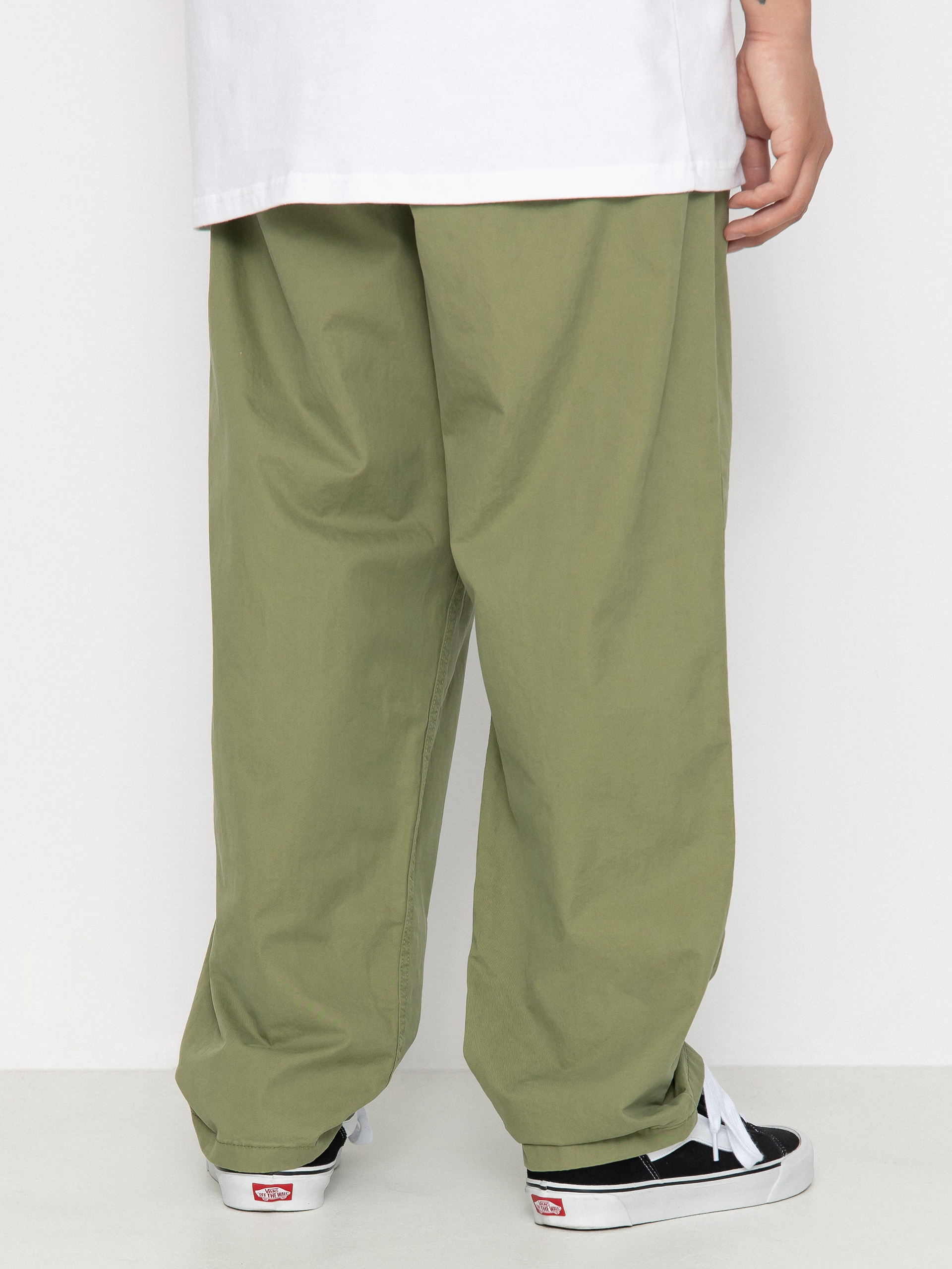Spodnie Vans Range Baggy Tapered Elastic Waist (loden green)