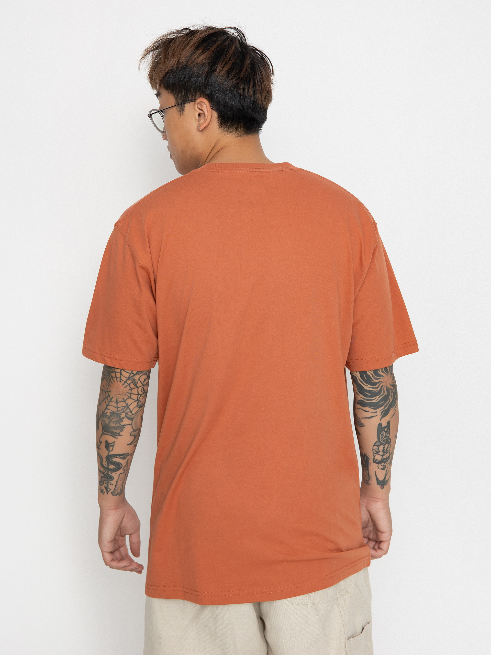 T-shirt Vans Left Chest Logo (auburn)