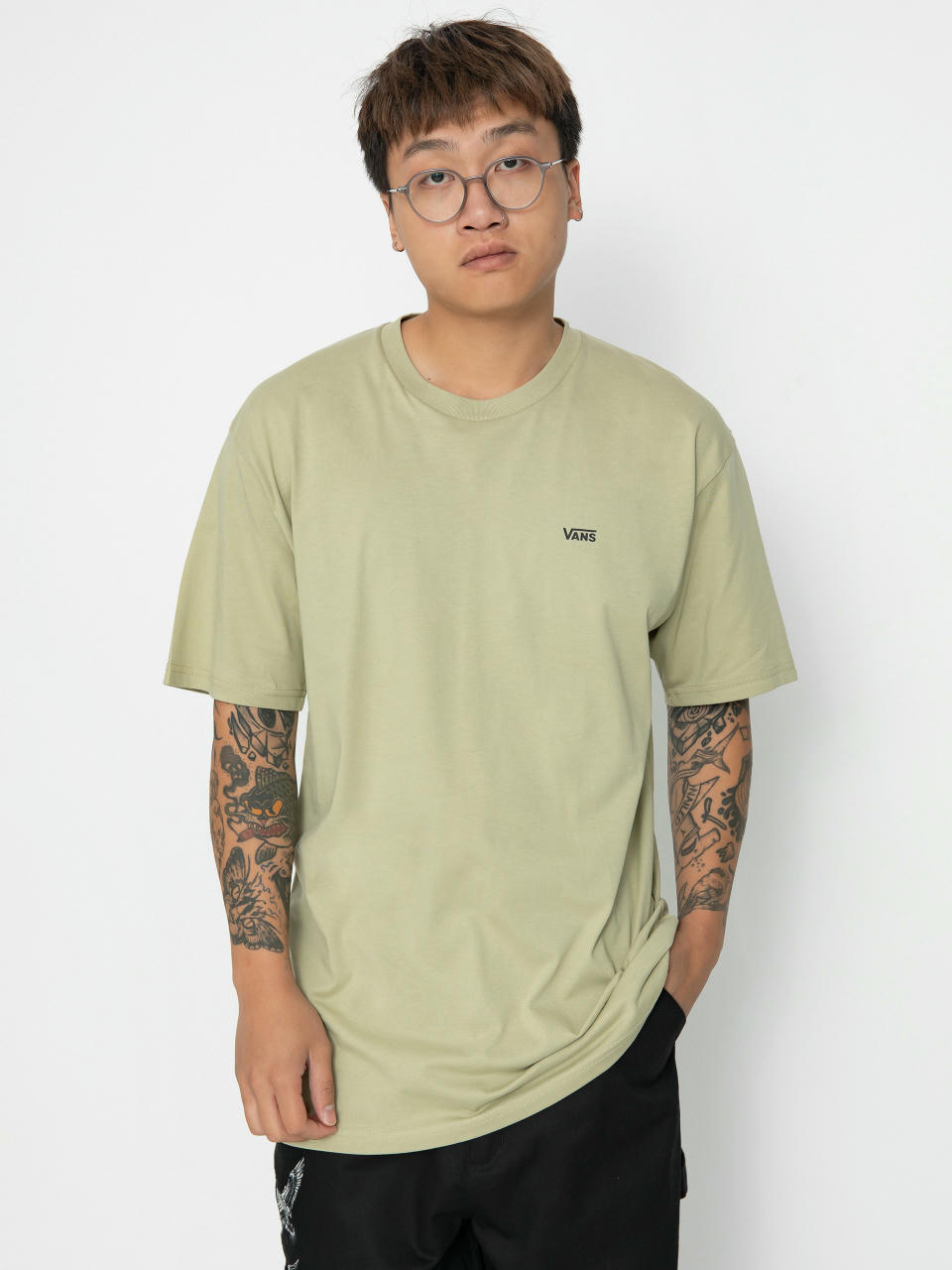 T-shirt Vans Left Chest Logo (elm)