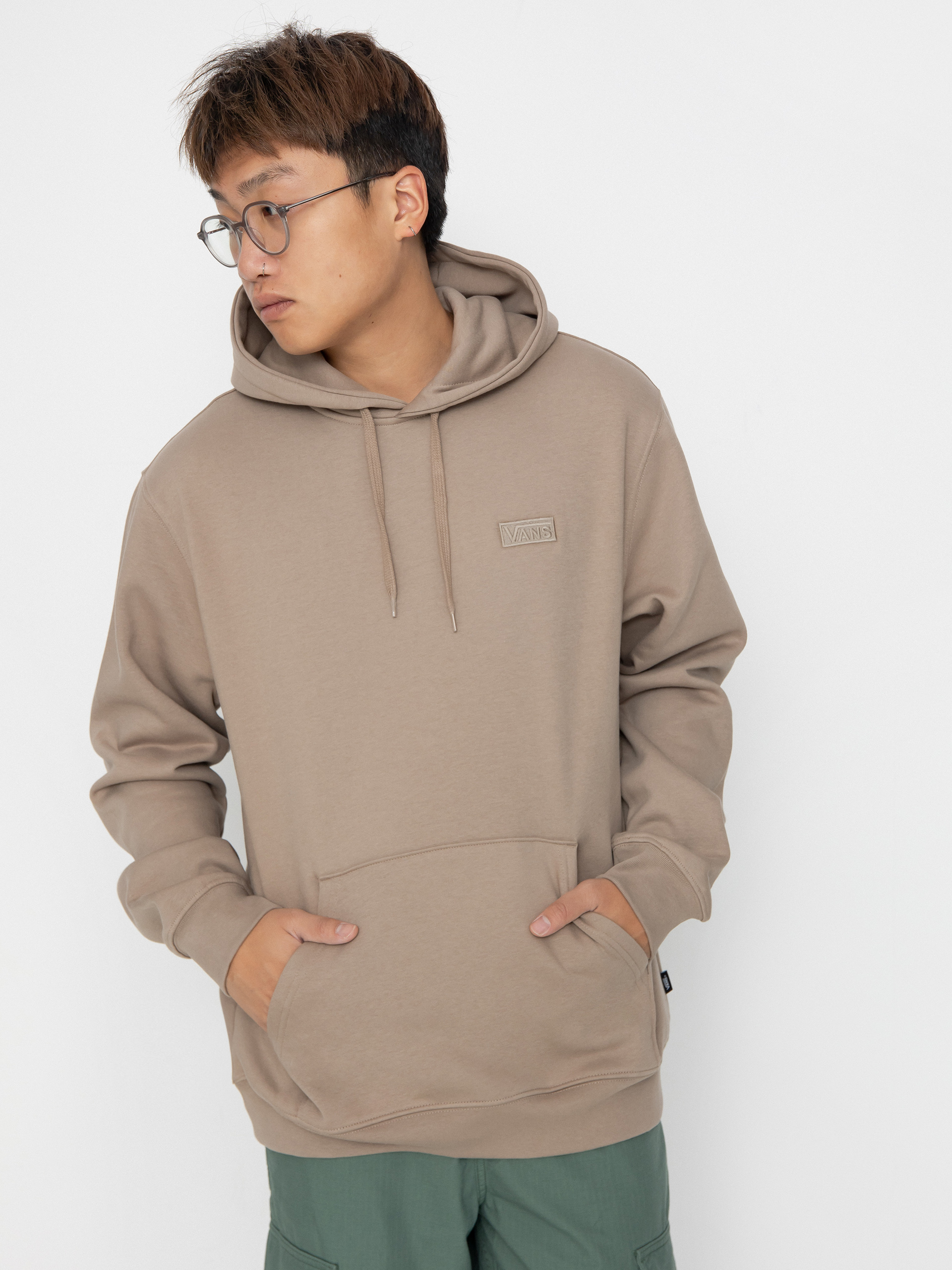 Bluza z kapturem Vans Core Basic HD (desert taupe)