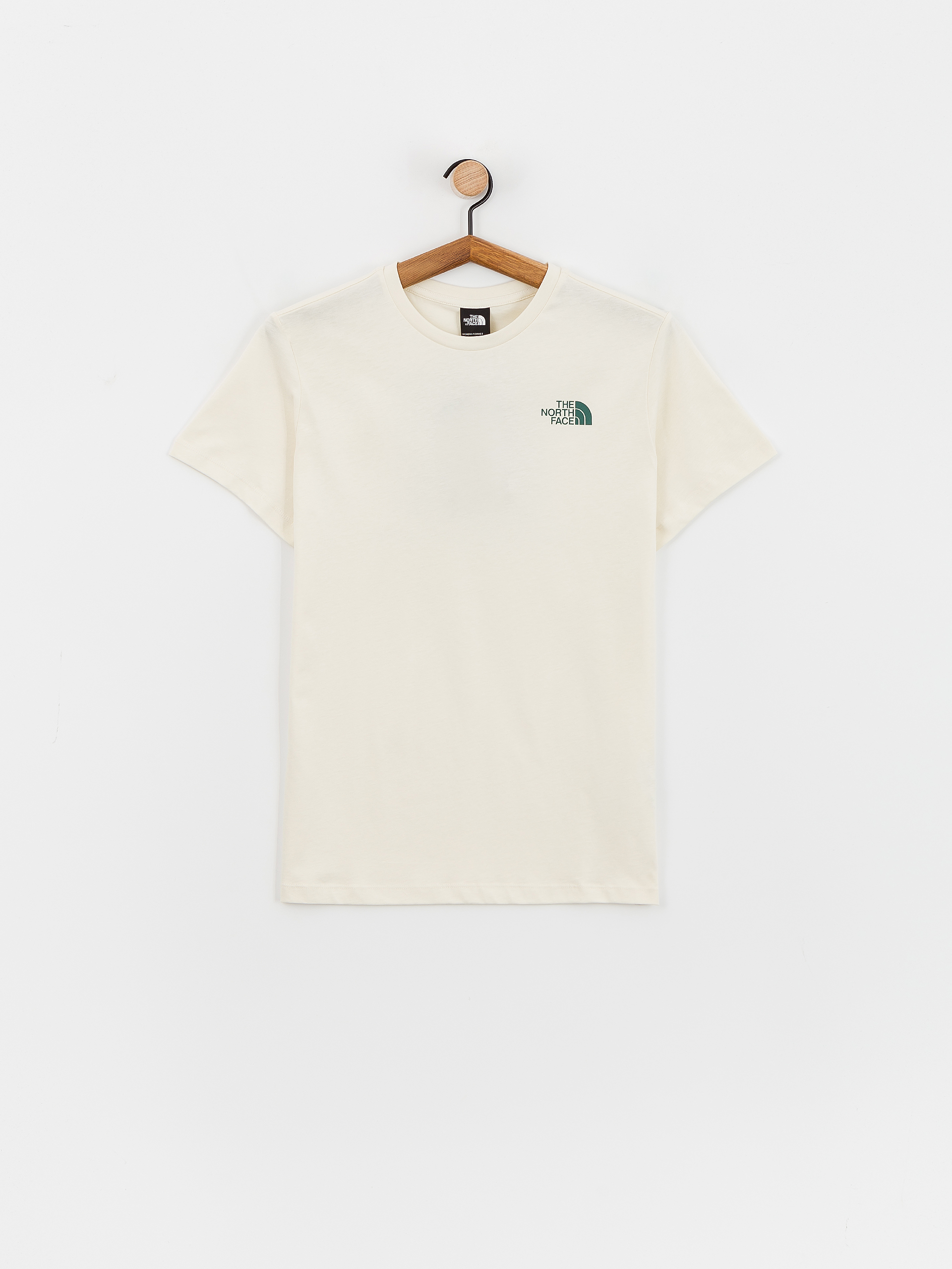 T-shirt The North Face Relaxed Redbox Wmn (white dune/evergreen)
