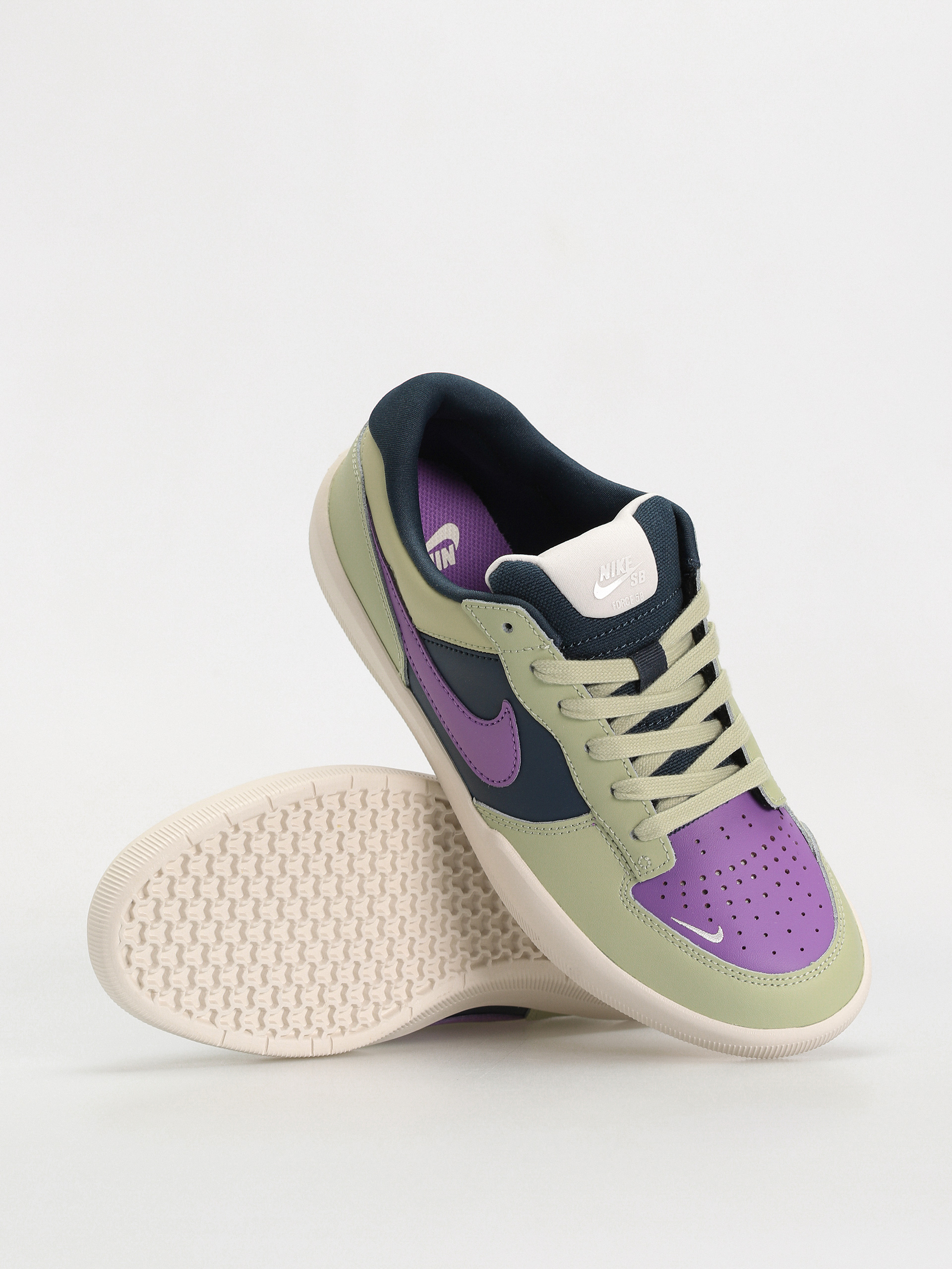 Buty Nike SB Force 58 Premium (olive aura/black raspberry armory navy)