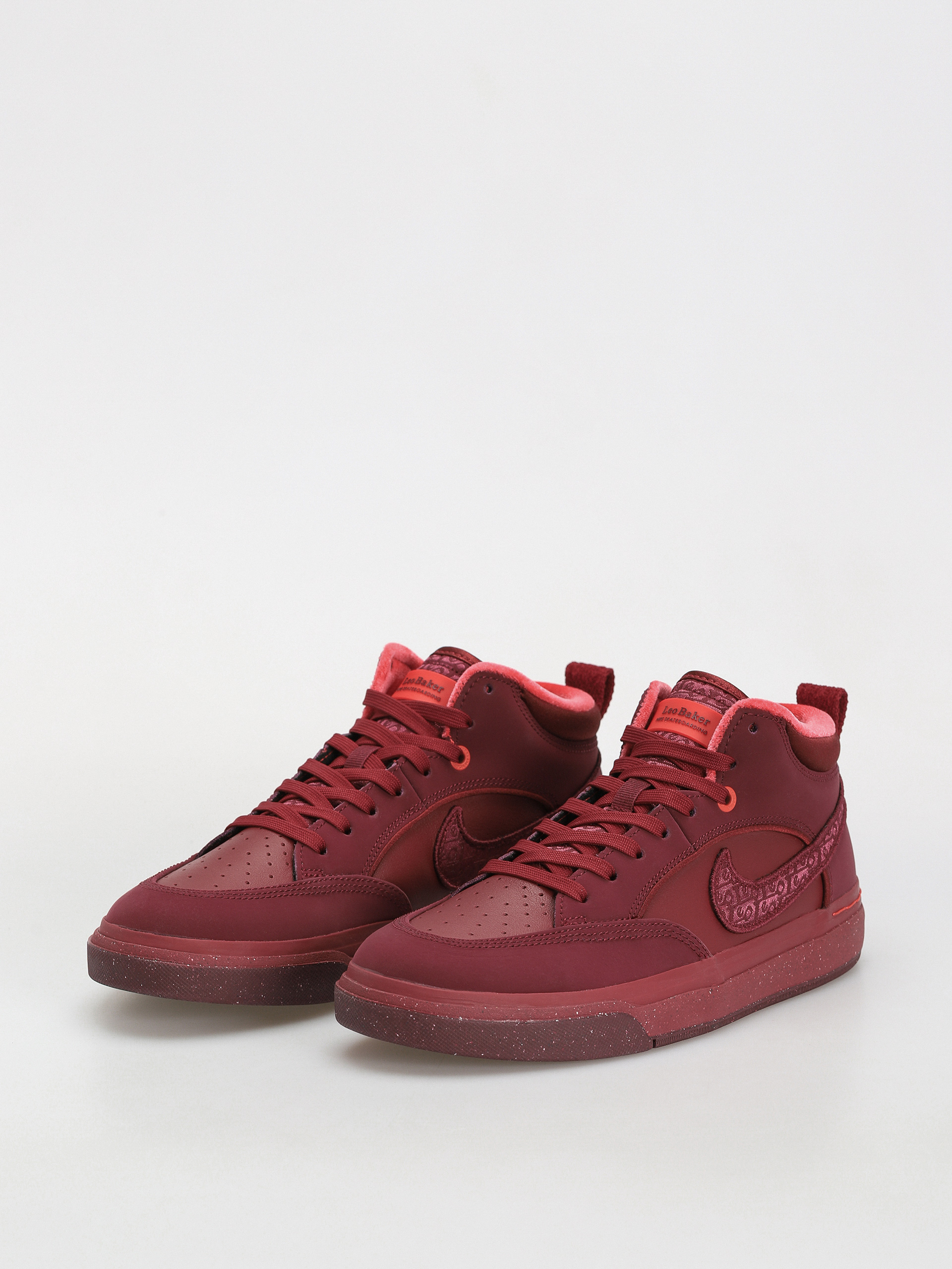 Buty Nike SB React Leo Prm (dark beetroot/dark beetroot team red)