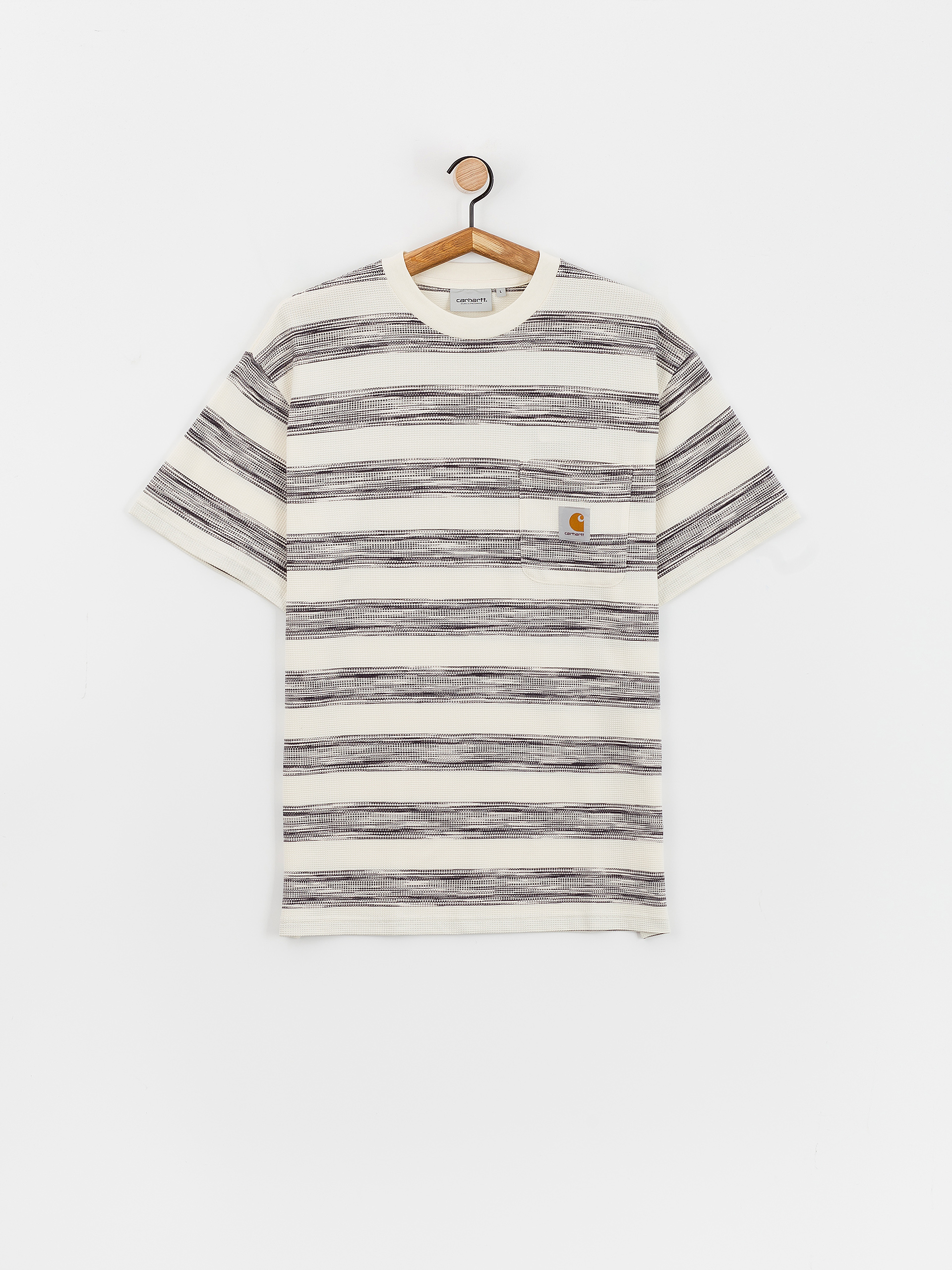 T-shirt Carhartt WIP Dodson Pocket (dodson stripe horizontal/natural)