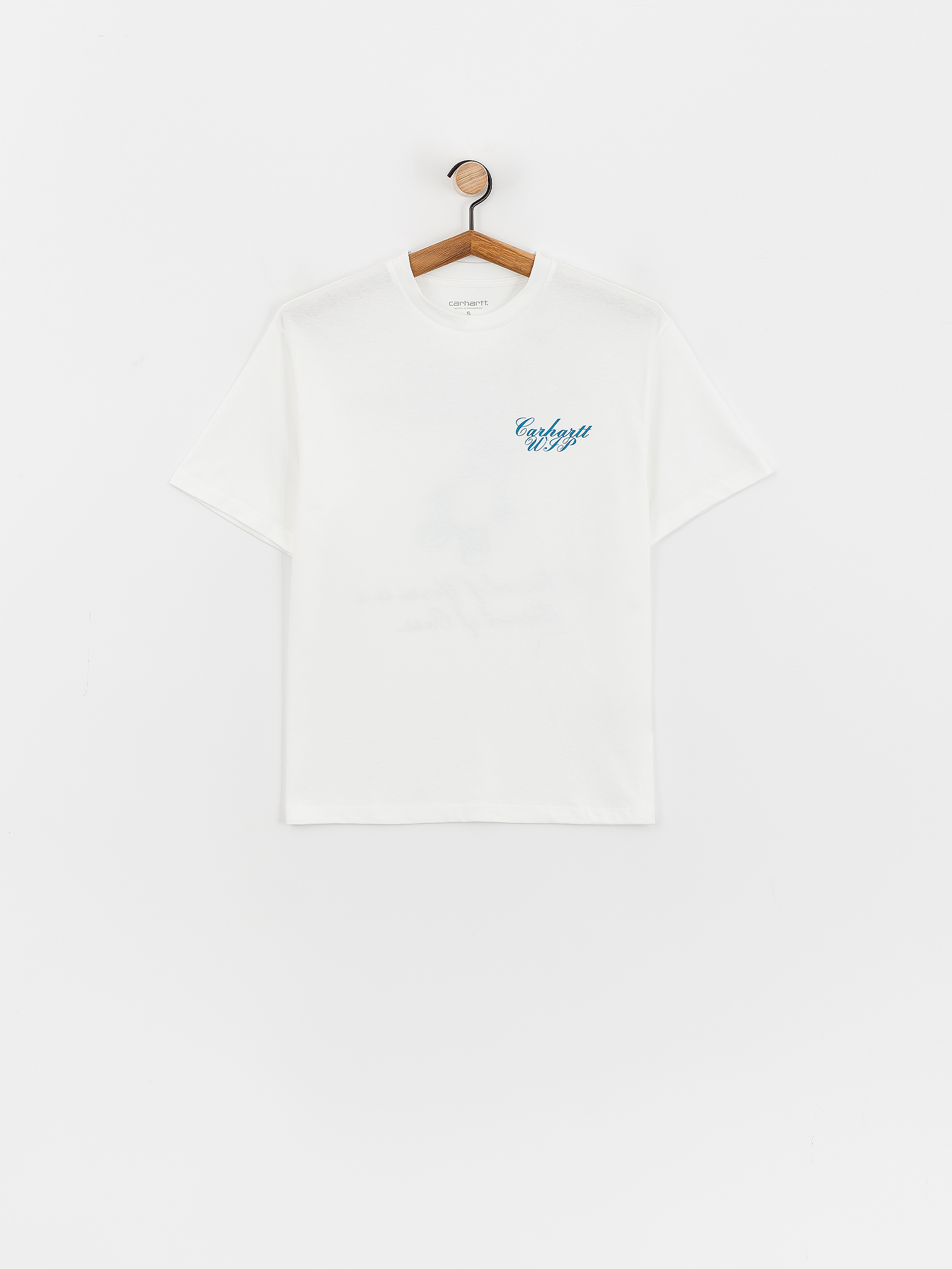 T-shirt Carhartt WIP Exchange Wmn (white/blue)