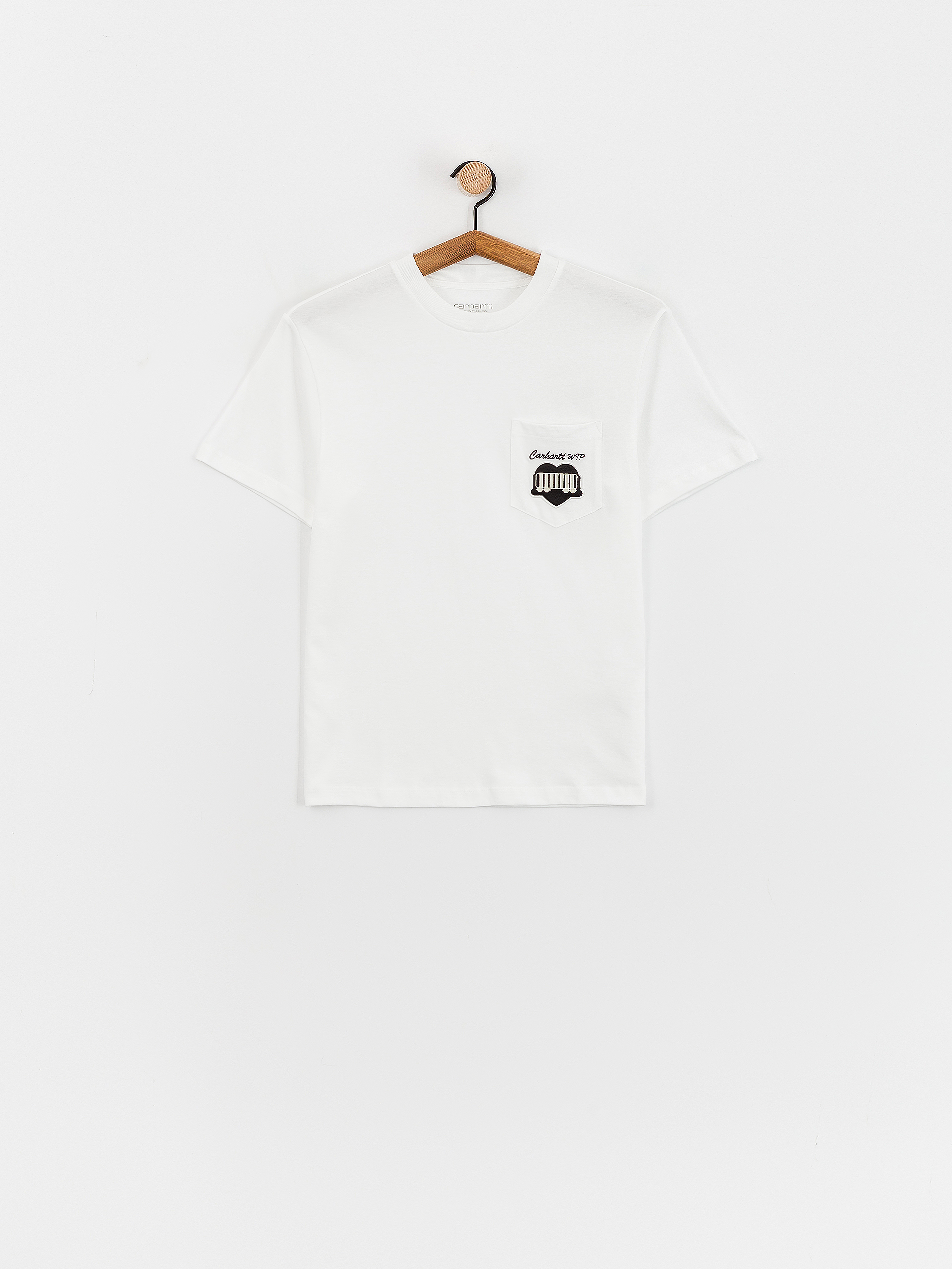 T-shirt Carhartt WIP Heart Train Pocket Wmn (white)