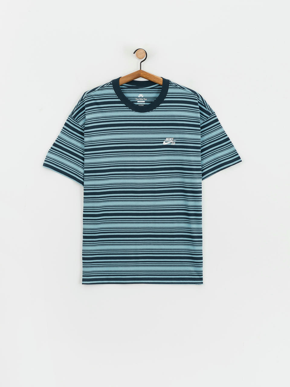 T-shirt Nike SB Stripes (denim turq)
