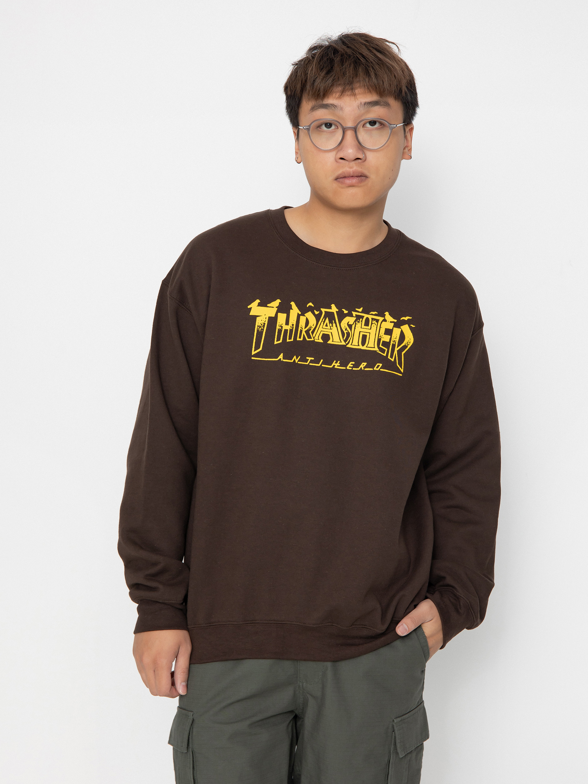 Bluza Thrasher Pigeon Mag (dark chocolate)