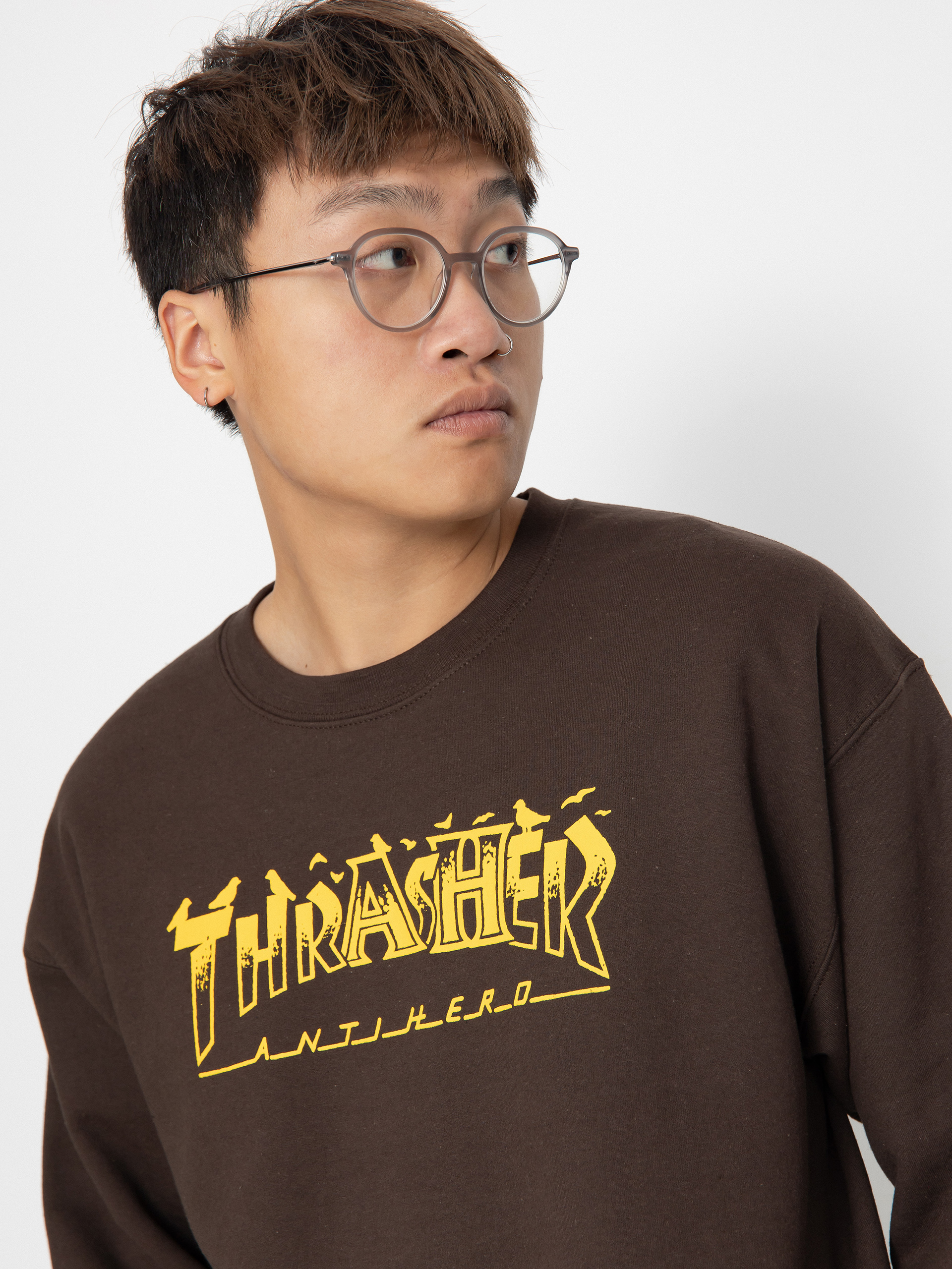 Bluza Thrasher Pigeon Mag (dark chocolate)