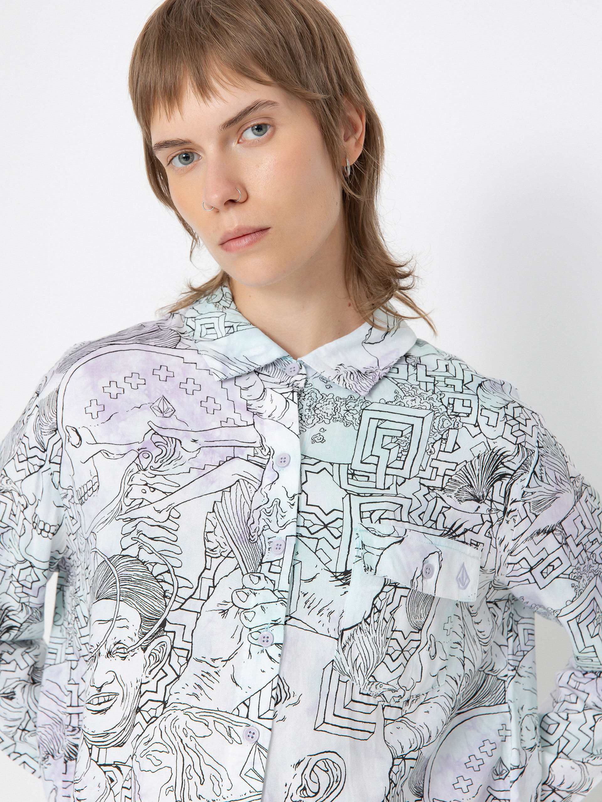 Koszula Volcom Fa Ed Merlin Murray Ls Wmn (multi)