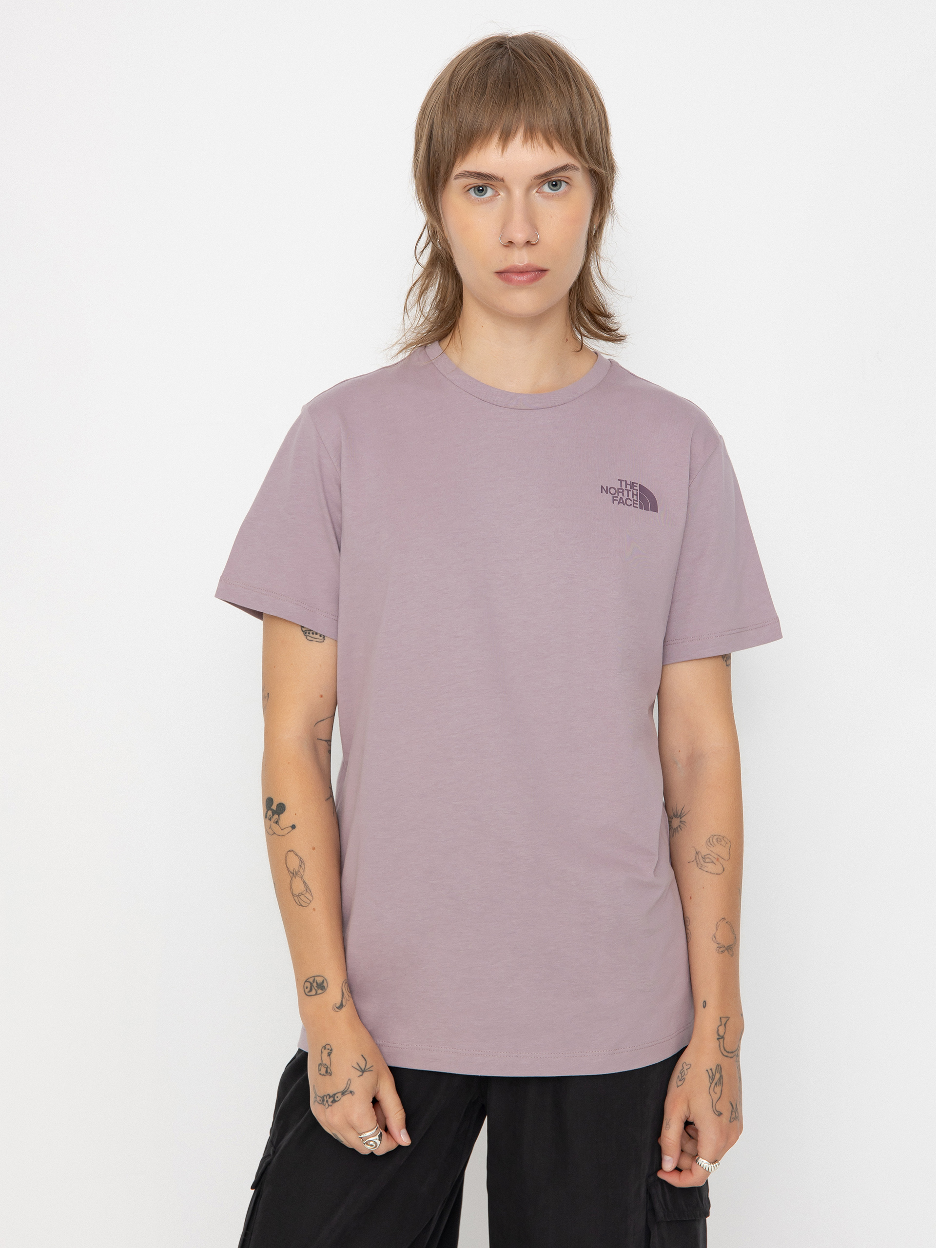 T-shirt The North Face Relaxed Redbox Wmn (purple chalk/midnight m)