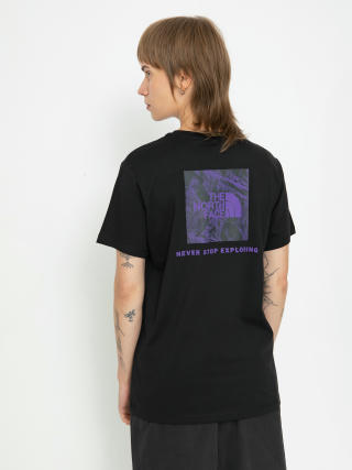 T-shirt The North Face Relaxed Redbox Graphic Infill Wmn (tnf black/peak purple 3)
