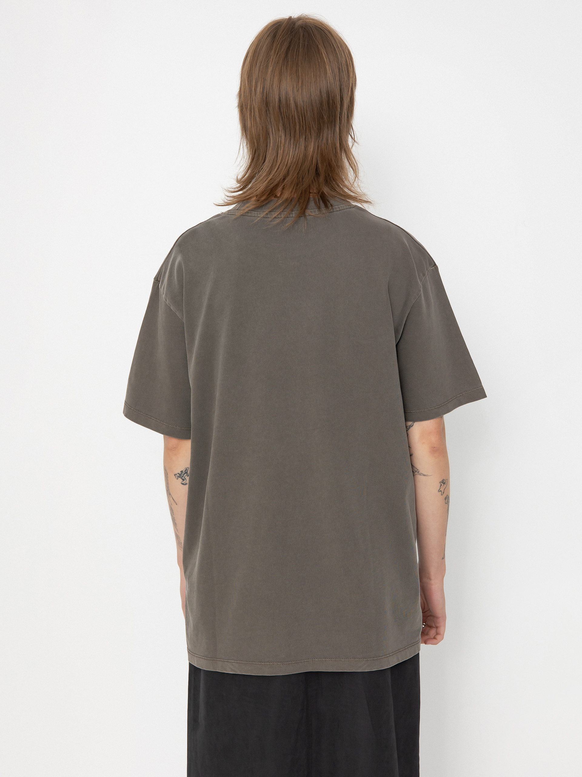 T-shirt RVCA Lax Relaxed Wmn (dark choc)