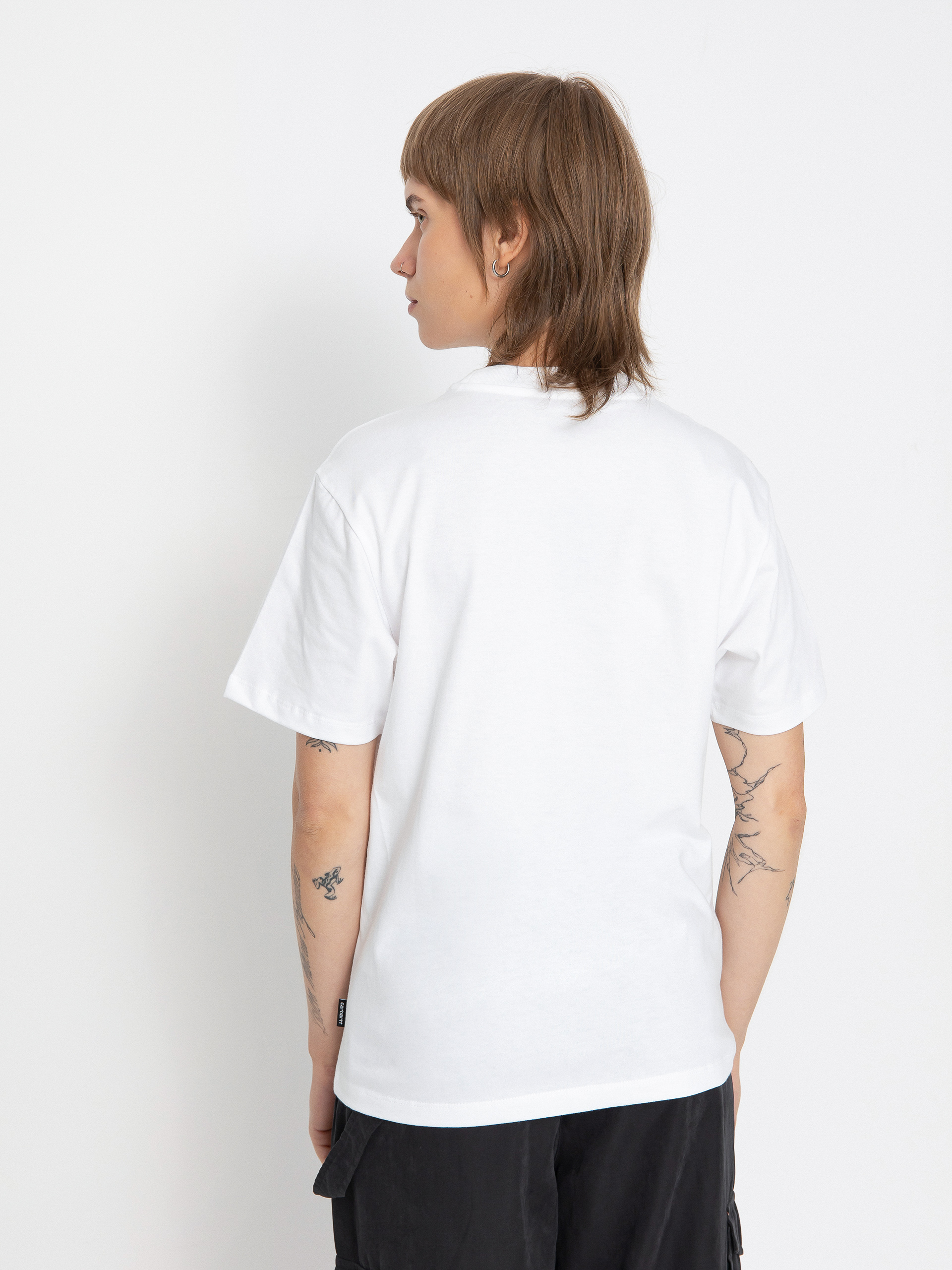 T-shirt Carhartt WIP Heart Train Pocket Wmn (white)