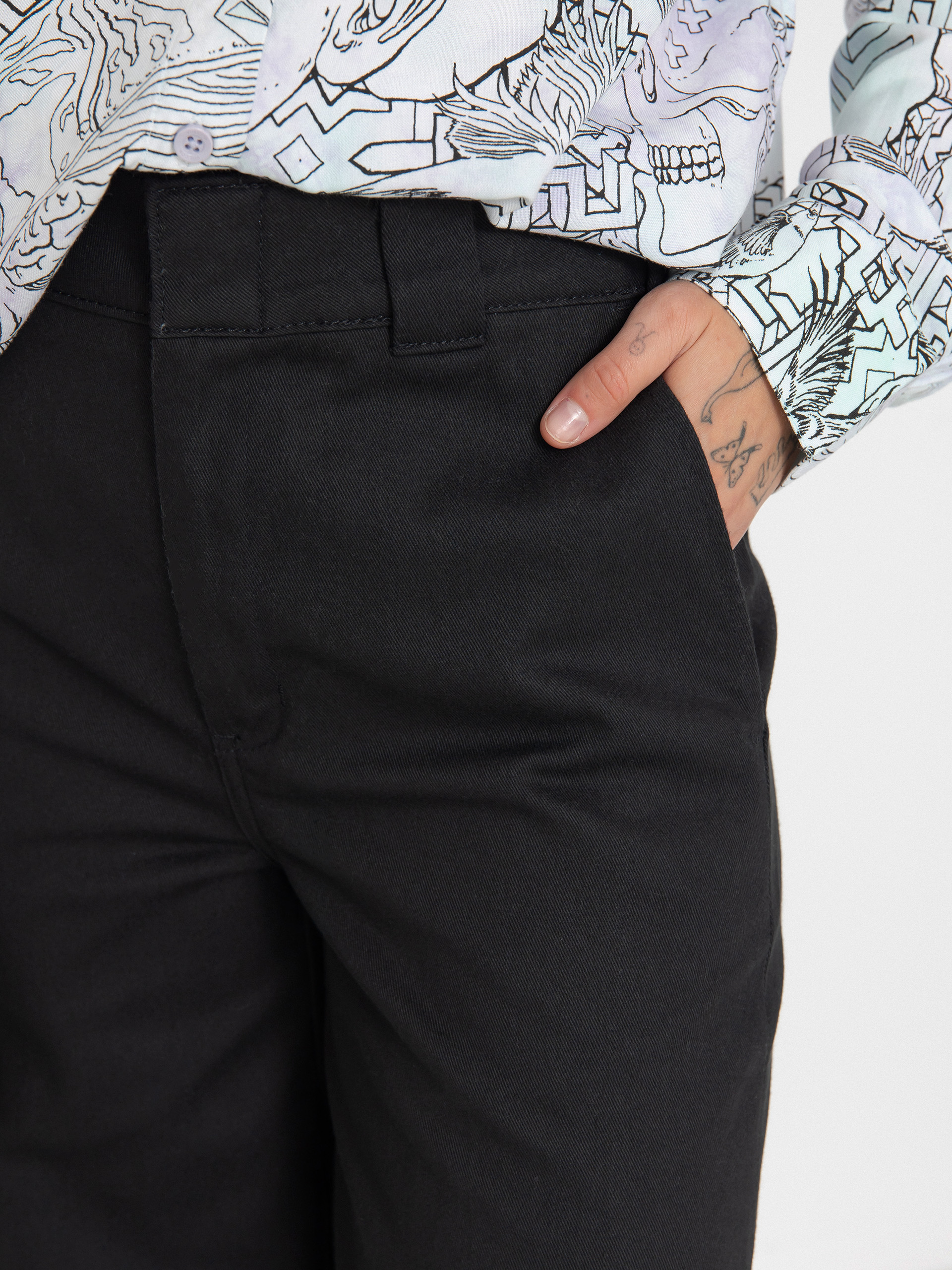 Spodnie Dickies Wide Leg Wmn (black)