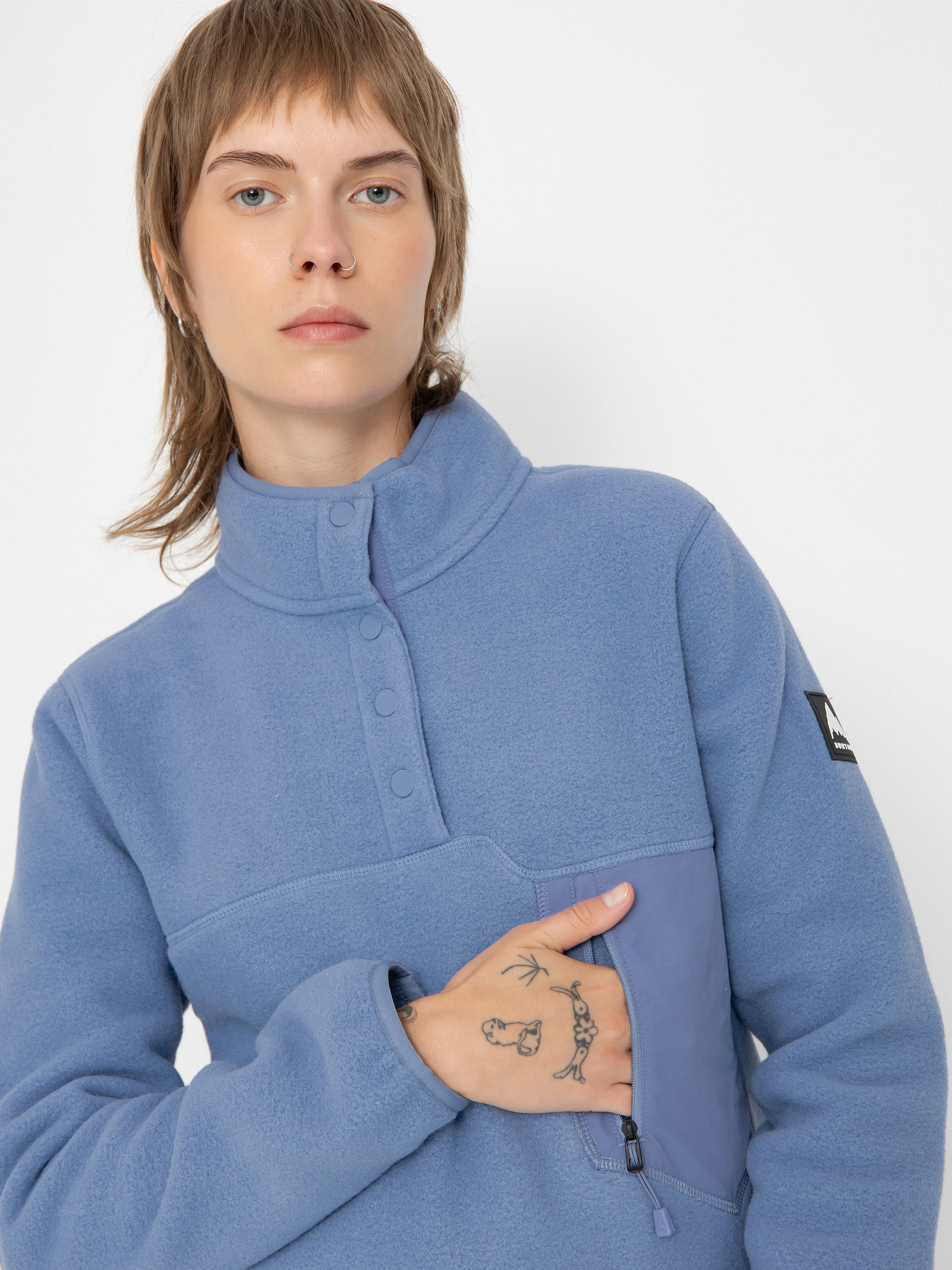 Bluza z kapturem Burton Cinder Wmn (slate blue)