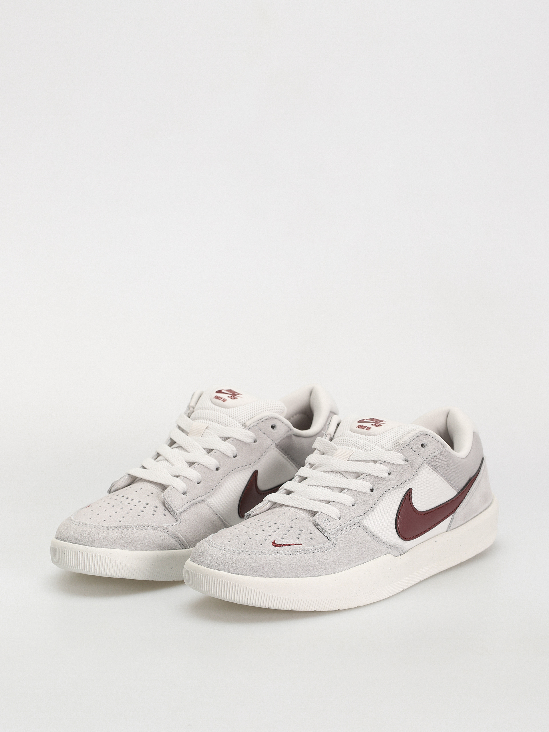 Buty Nike SB Force 58 (platinum tint/dark team red wolf grey)
