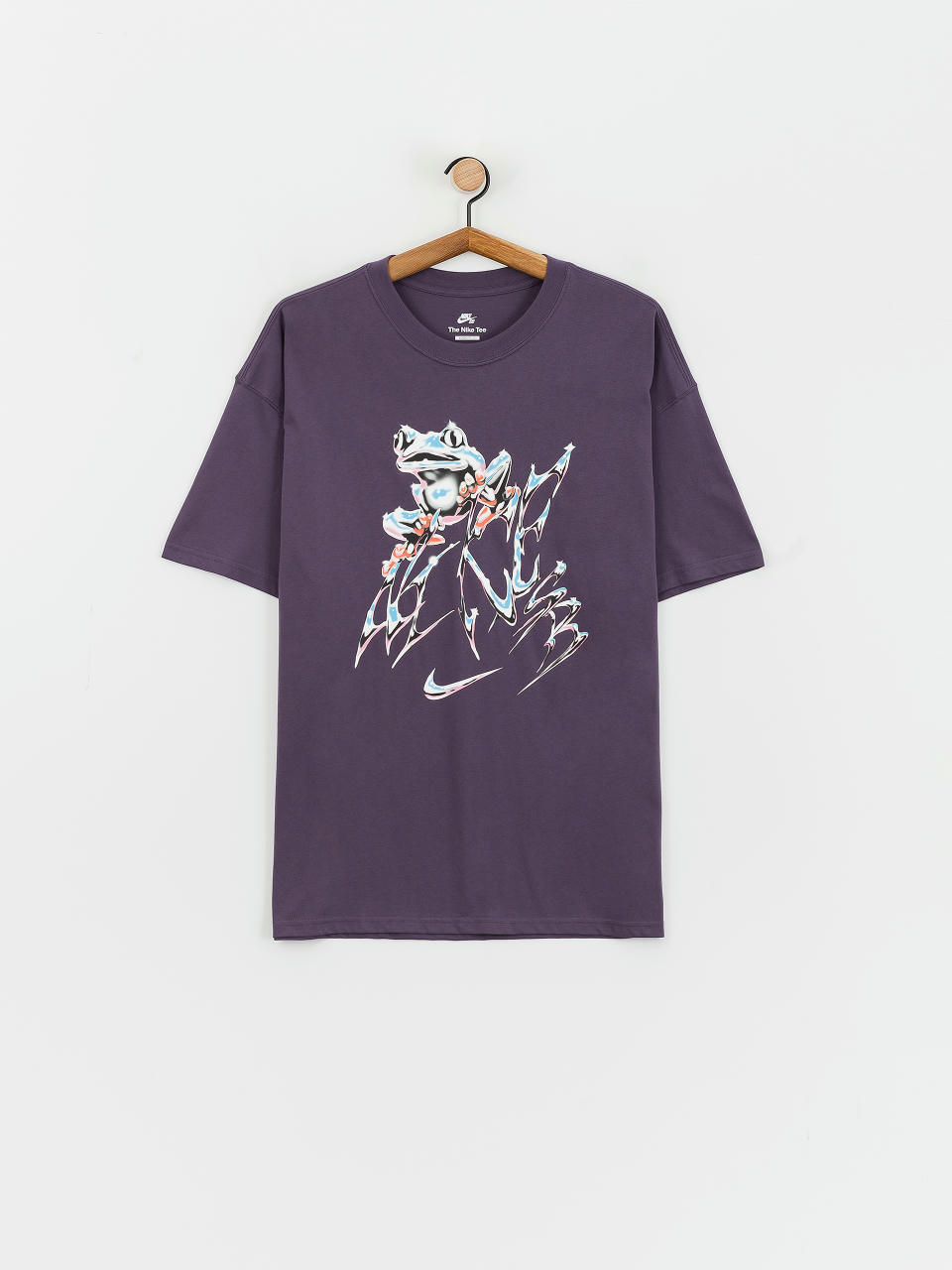 T-shirt Nike SB M90 Lazy Gawd (dark raisin)