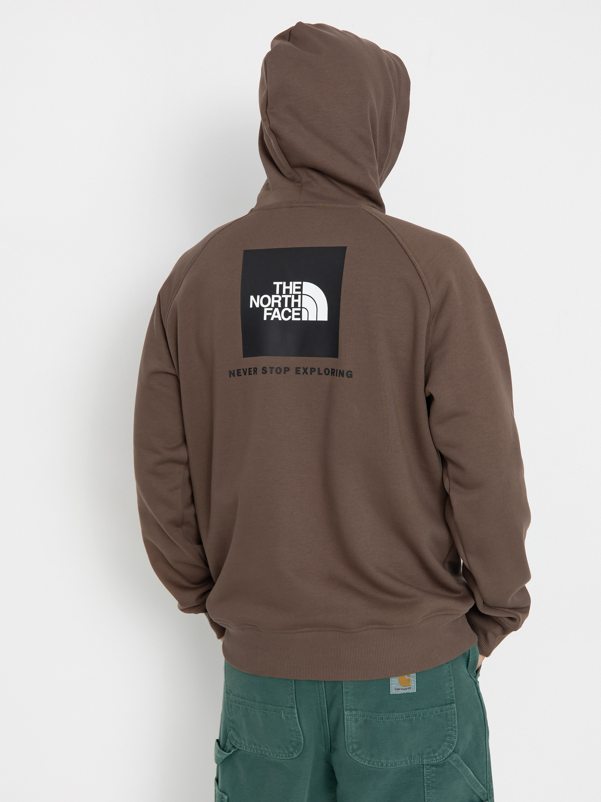 Bluza z kapturem The North Face Raglan Box Nse HD (smokey brown)