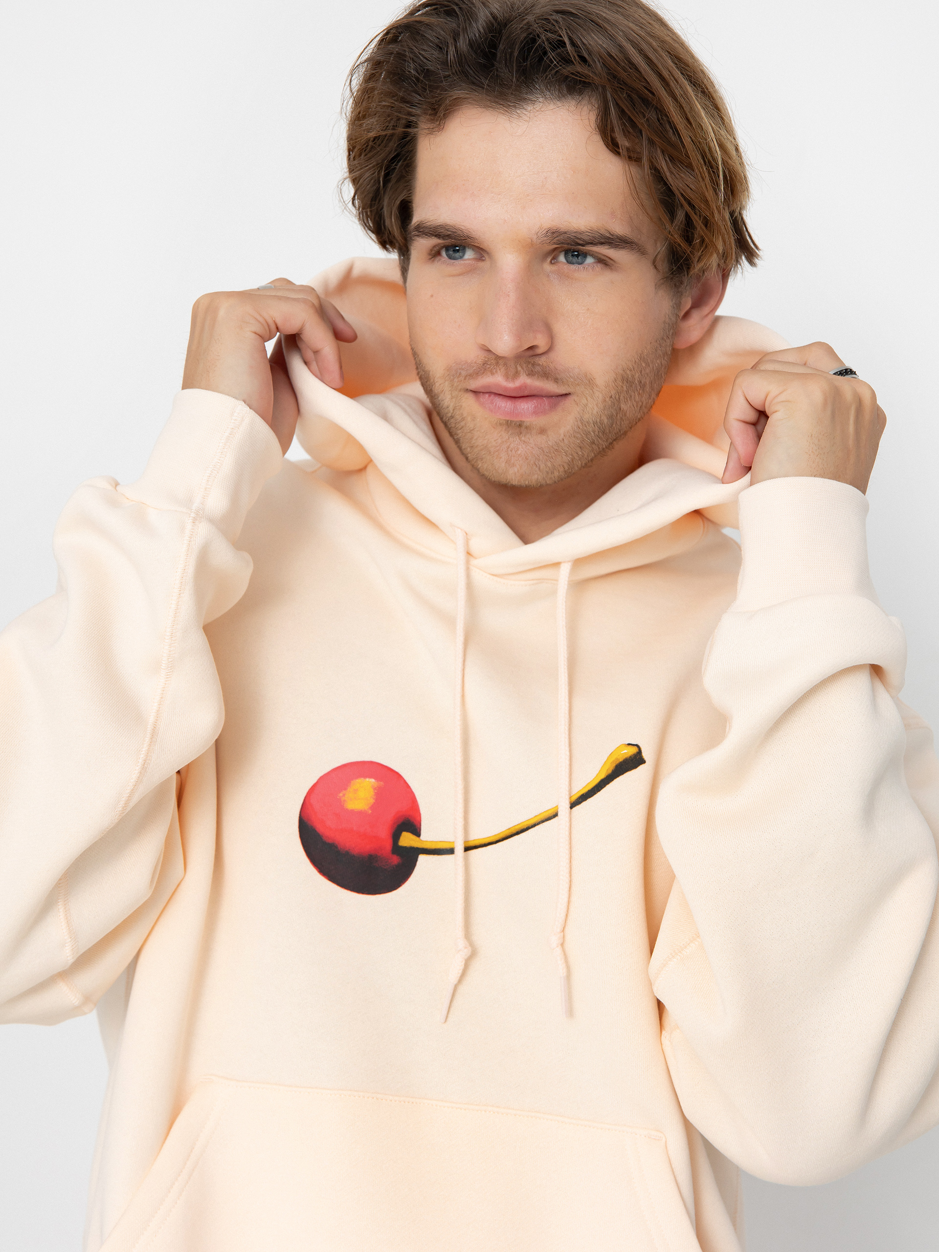 Bluza z kapturem Nike SB Cherry HD (guava ice/white)