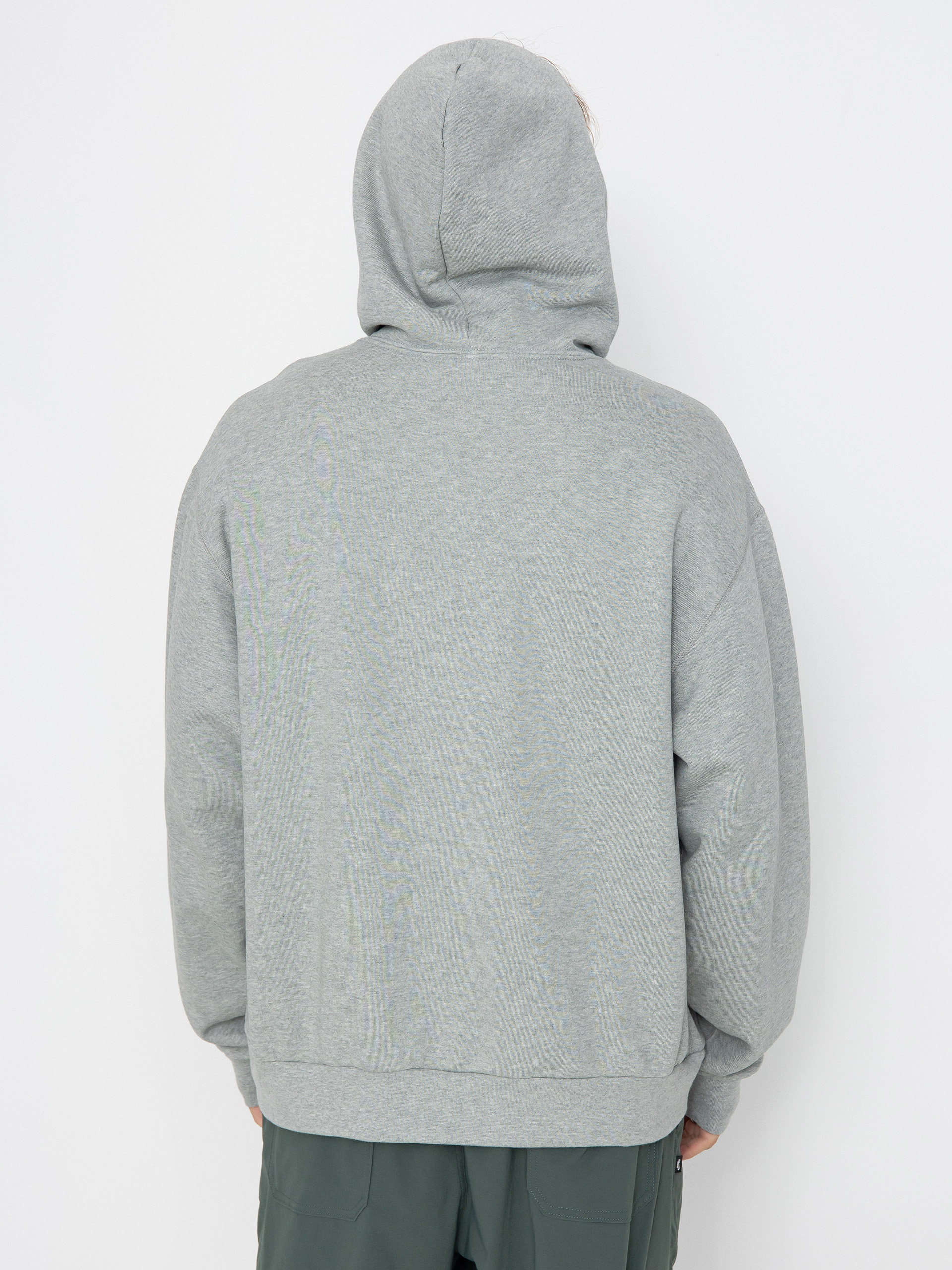 Bluza z kapturem Nike SB Essential Logo HD (dk grey heather/white)