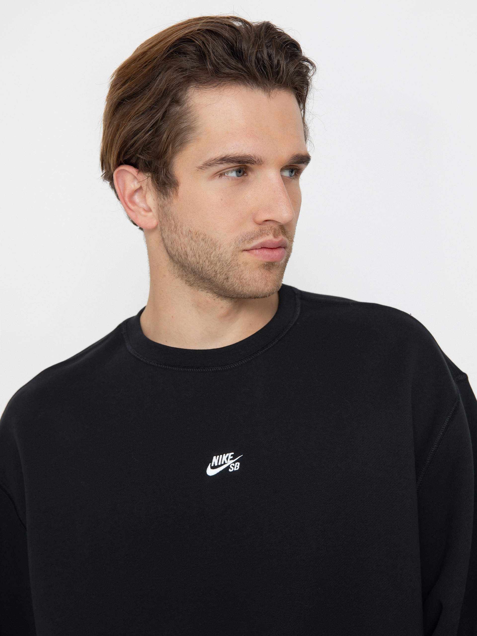 Bluza Nike SB Essential Logo Crew (black/white)