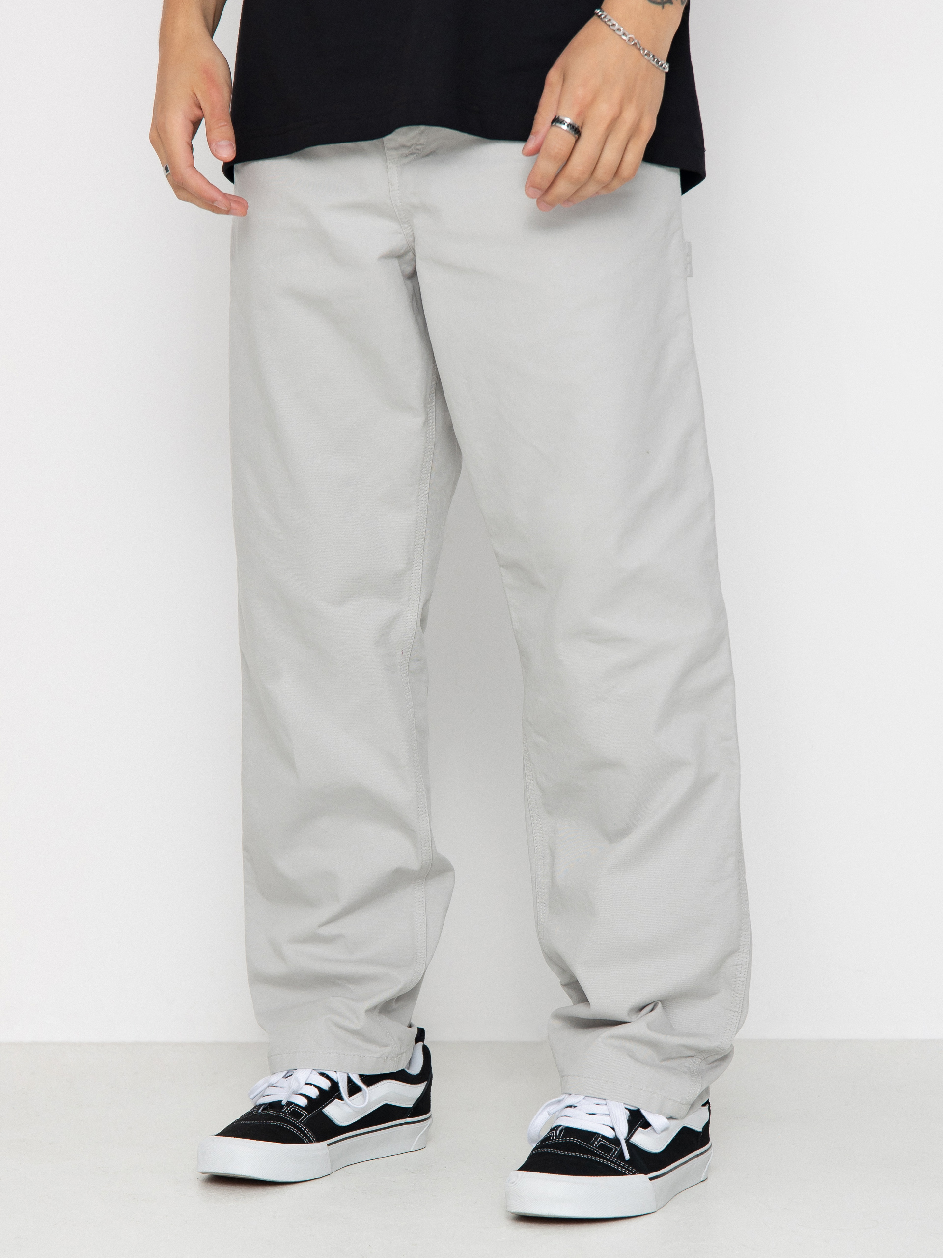 Spodnie Carhartt WIP Single Knee (sonic silver)
