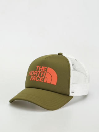 Czapka z daszkiem The North Face Tnf Logo Trucker (forest olive/tnf orange)